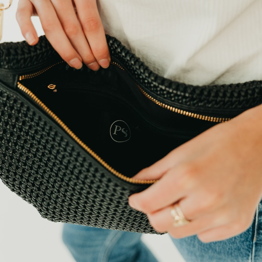 Hollow Westlyn Bum Bag - Black - Bexa Boutique