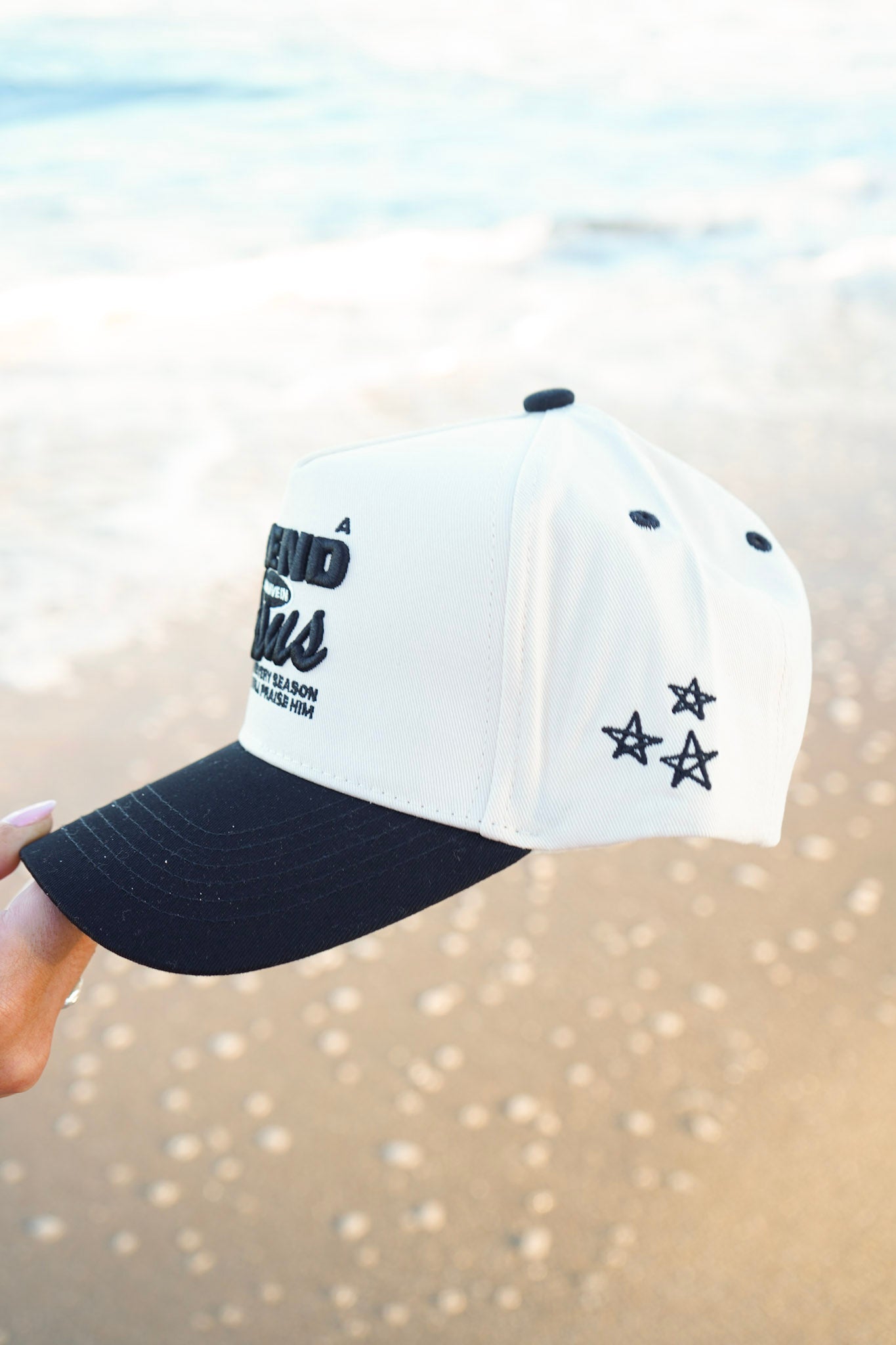 Friend in Jesus - Black Vintage Trucker Hat - Black - Bexa Boutique