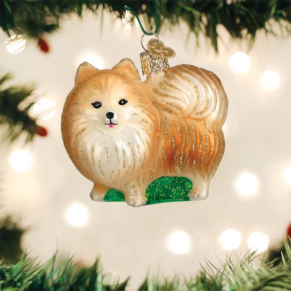 Standing Pomeranian Ornament - Bexa Boutique