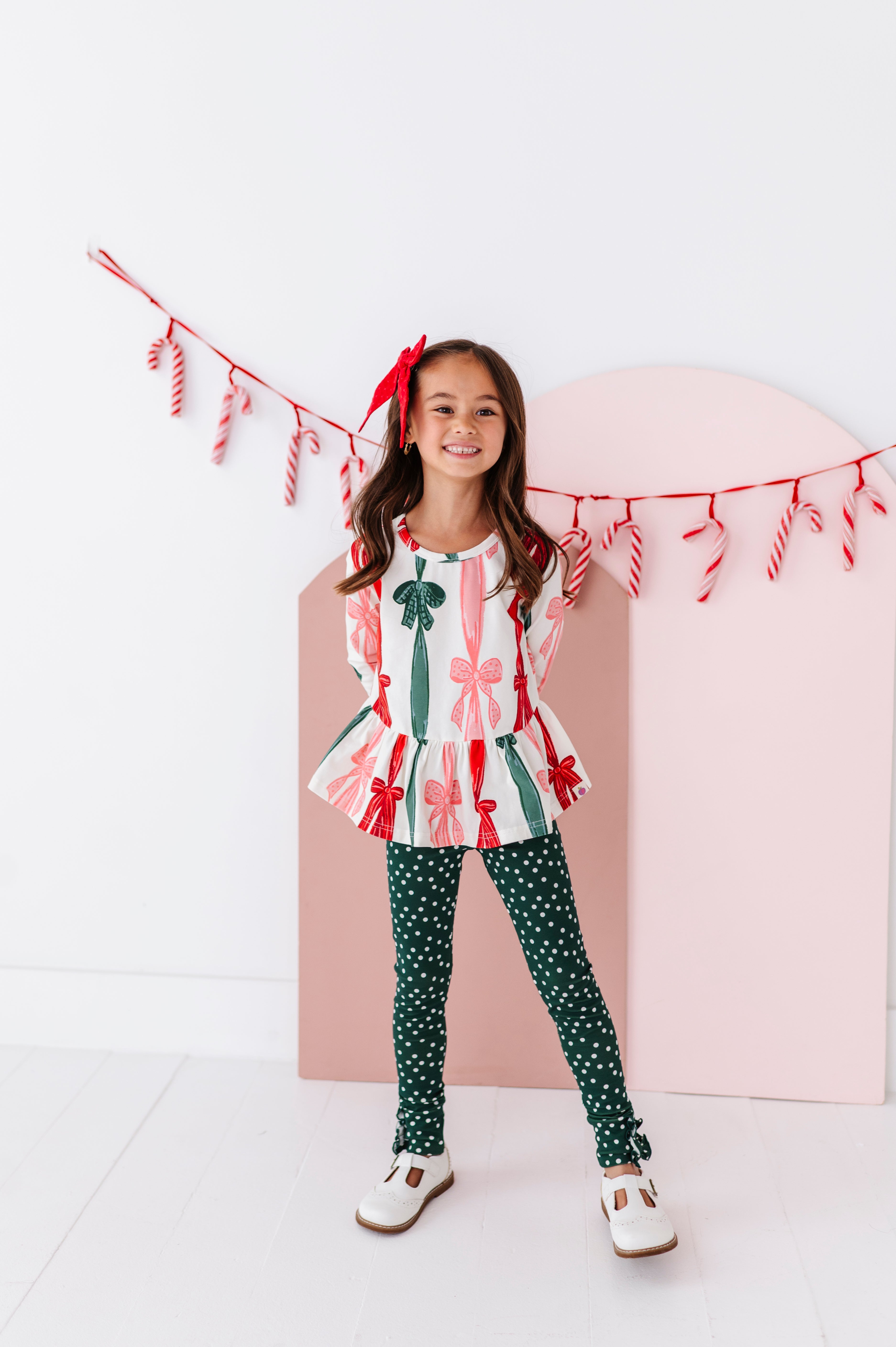 Wrapping Bows Top | PEPLUM