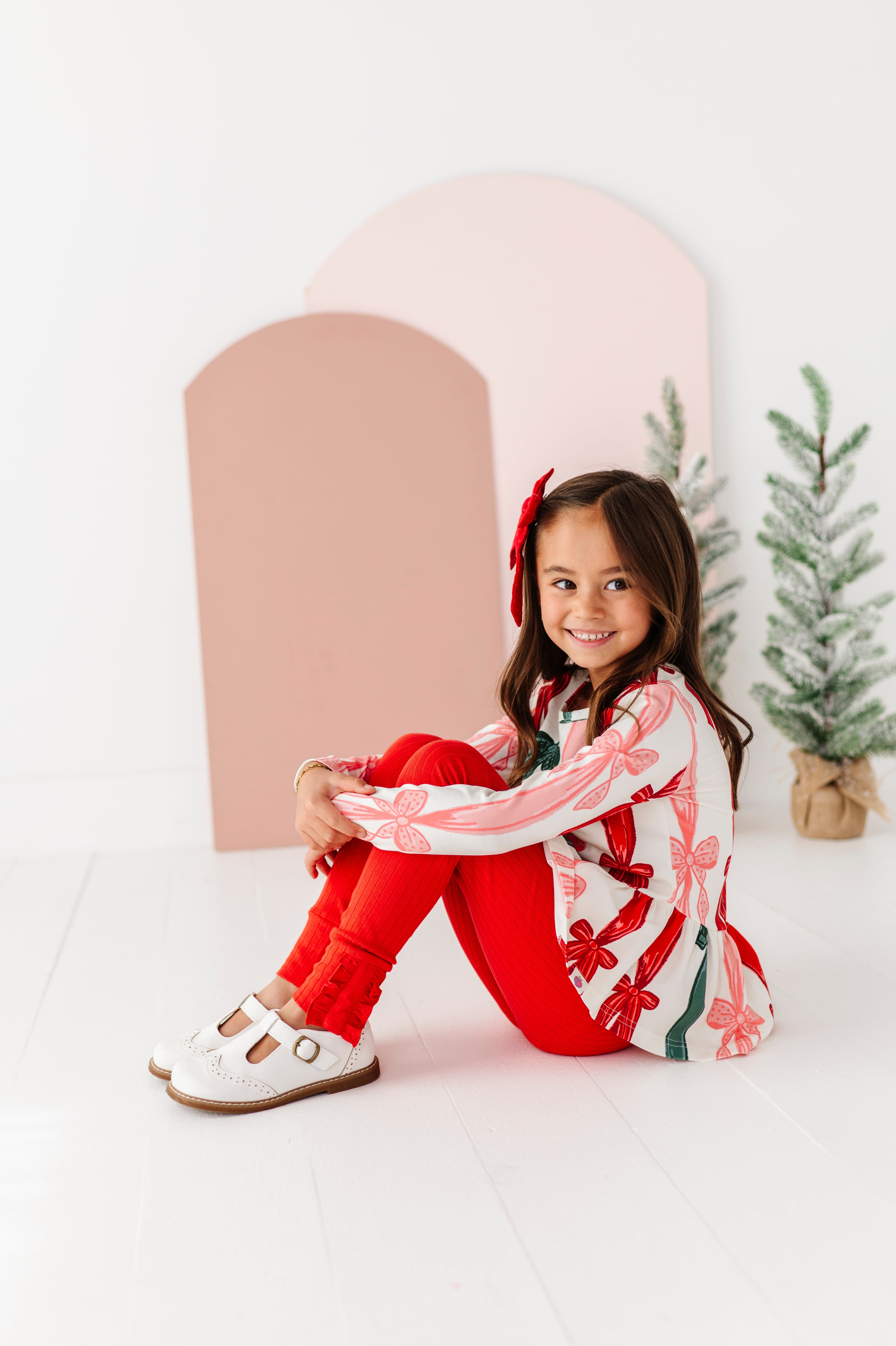 Wrapping Bows Top | PEPLUM