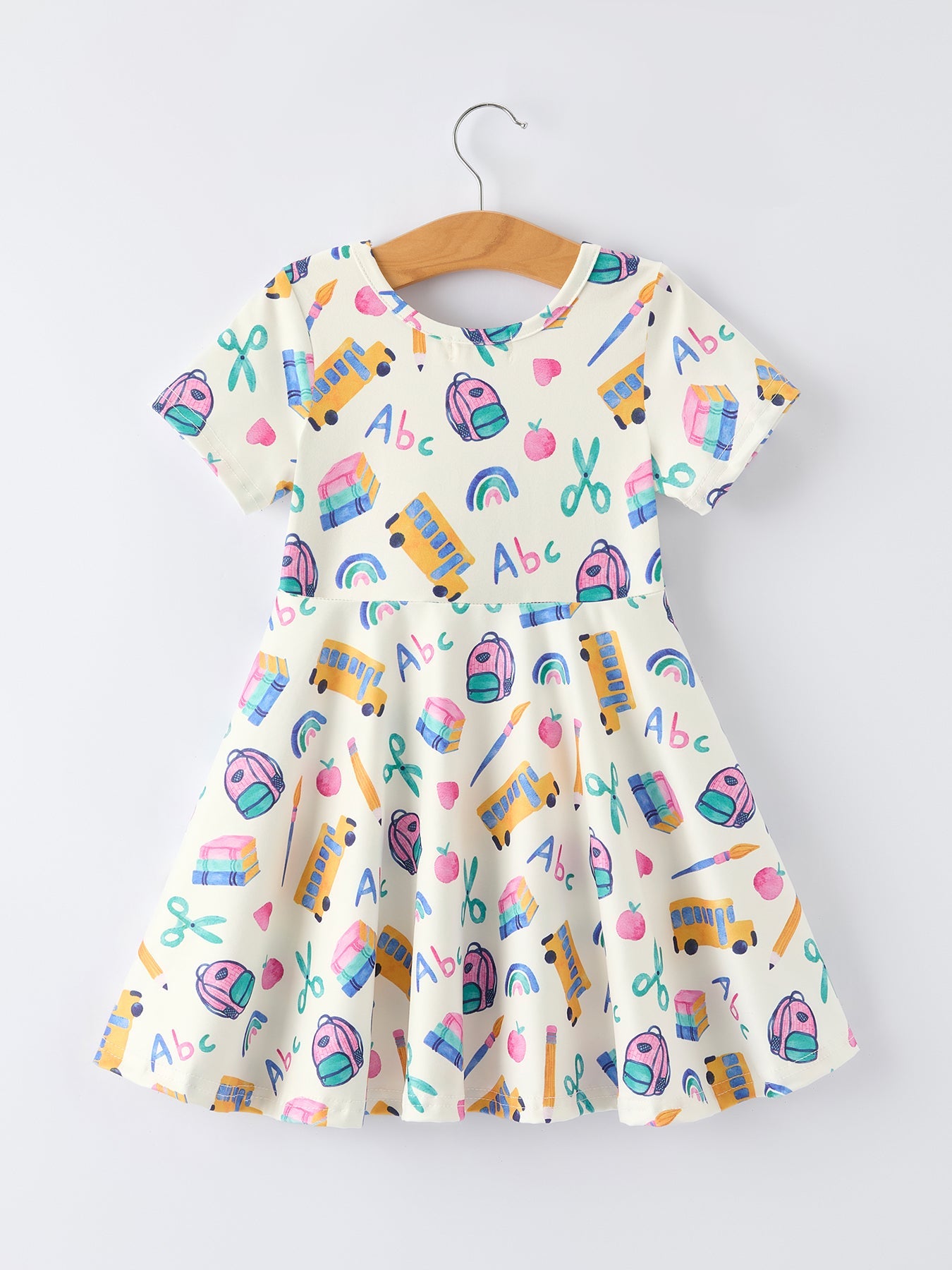 Girl Back To School Twirl Dress - Bexa Boutique