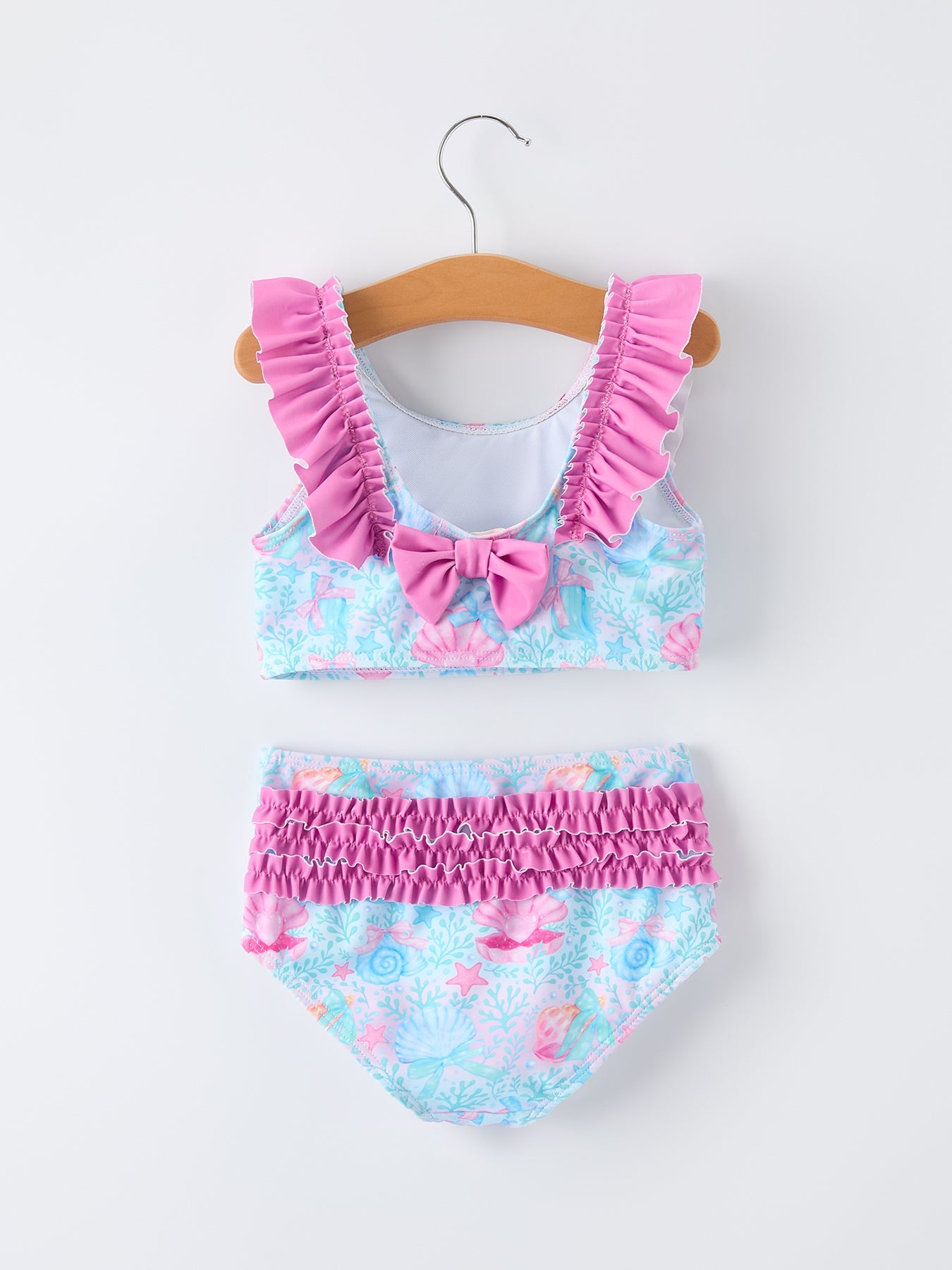Summer Ocean Print Girls Two Piece Swimsuit - Bexa Boutique