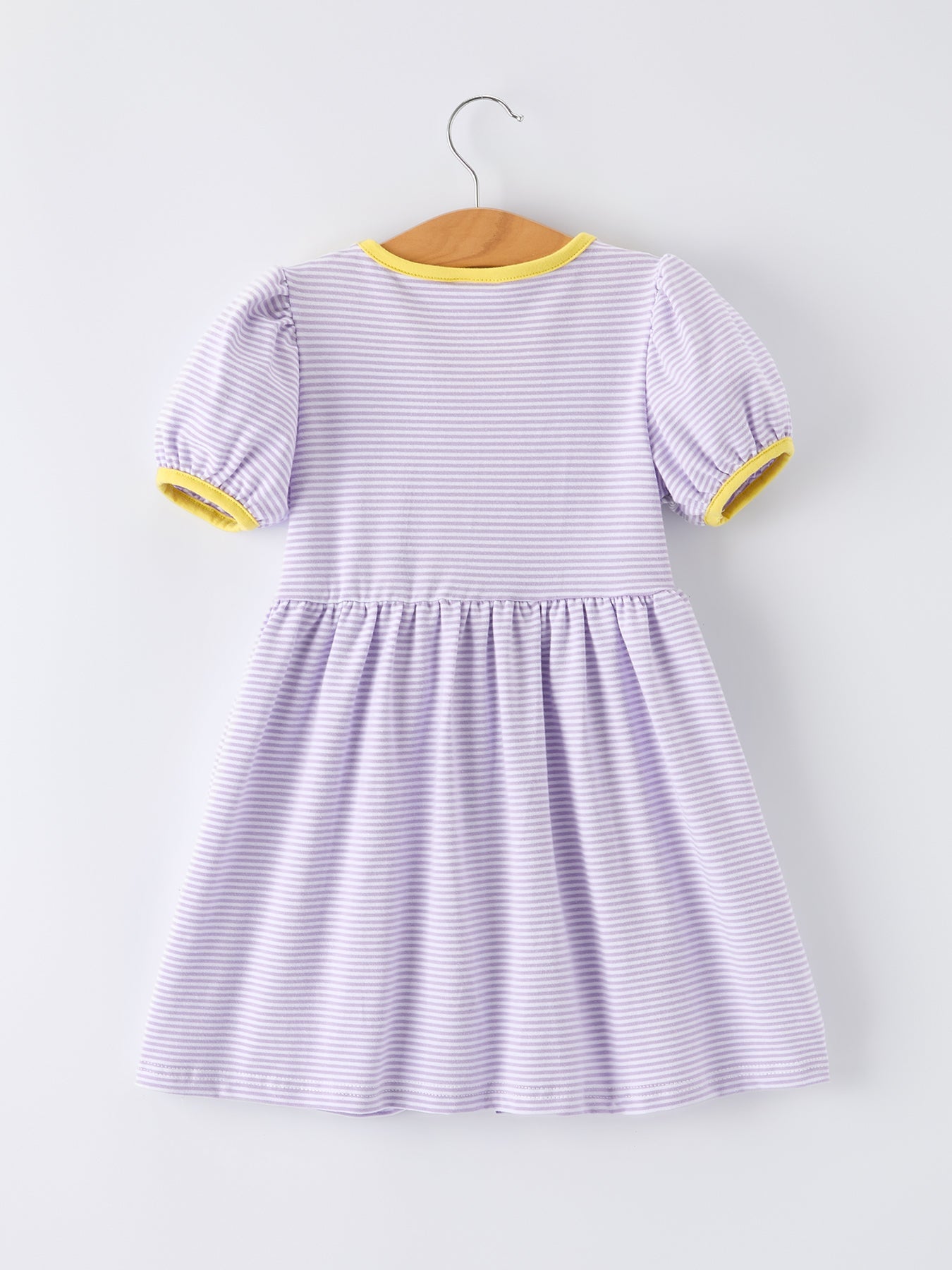Back to School Bus Applique Ruffle Pocket Girls Dress - Bexa Boutique