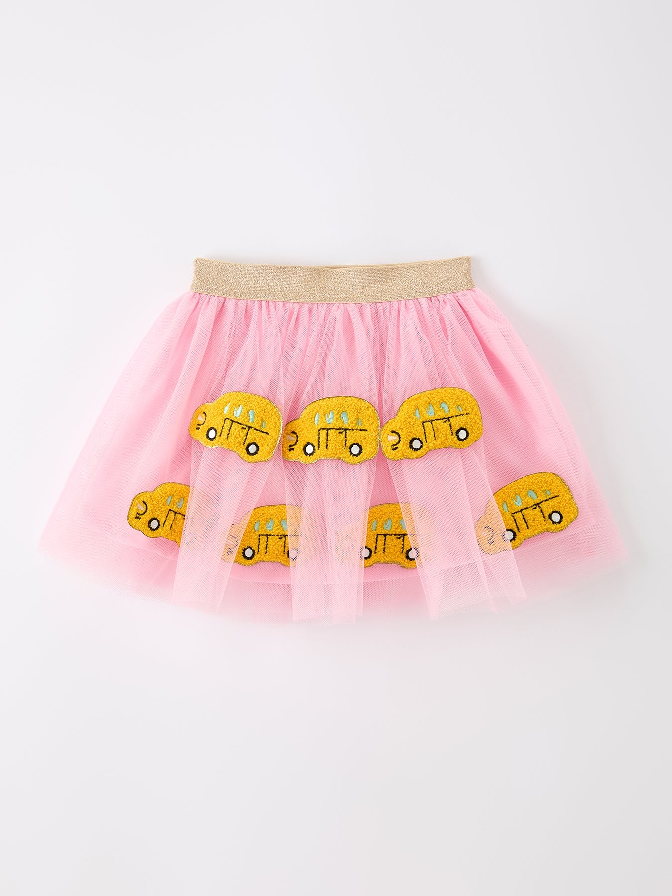 Back To School School Bus Girls Skirt Tulle Applique Skirt - Bexa Boutique