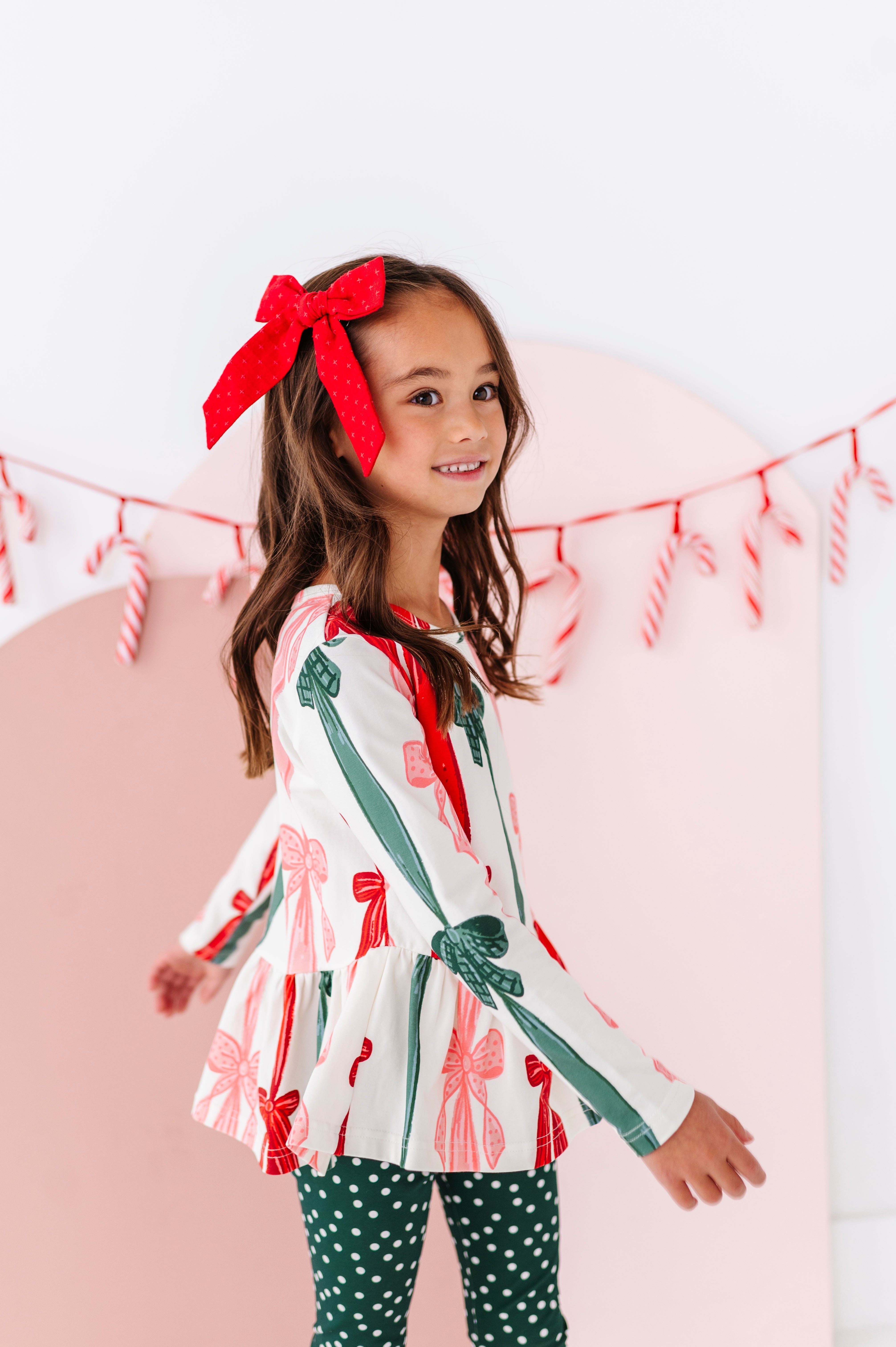 Wrapping Bows Top | PEPLUM