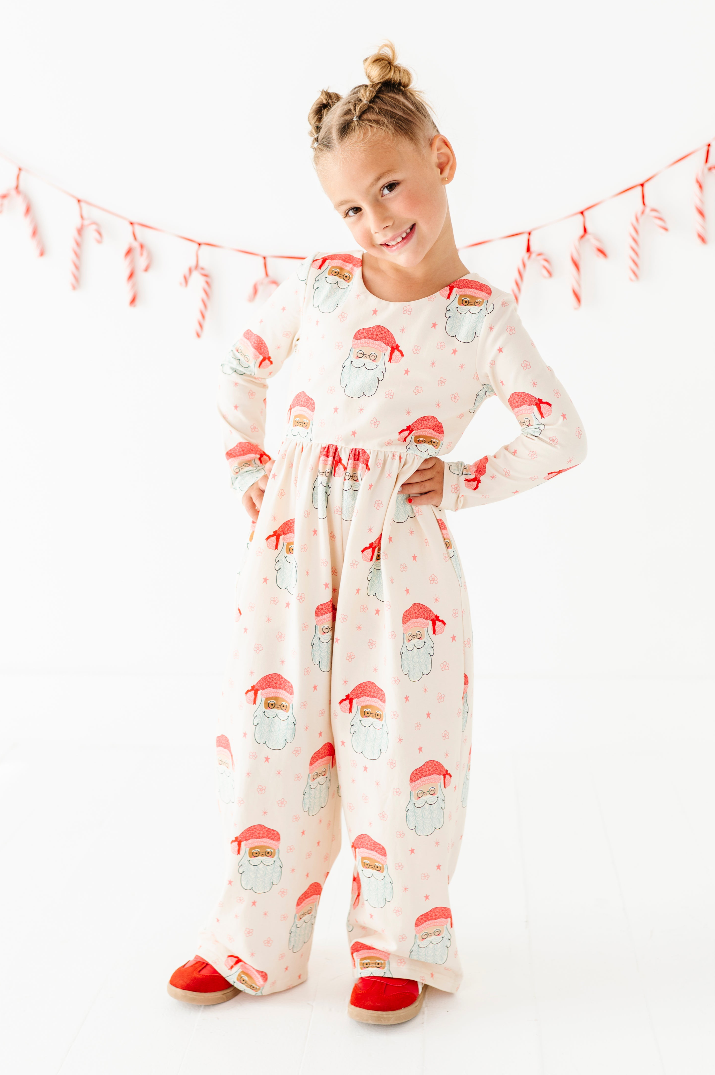 Pink Santas Romper | ROMPER