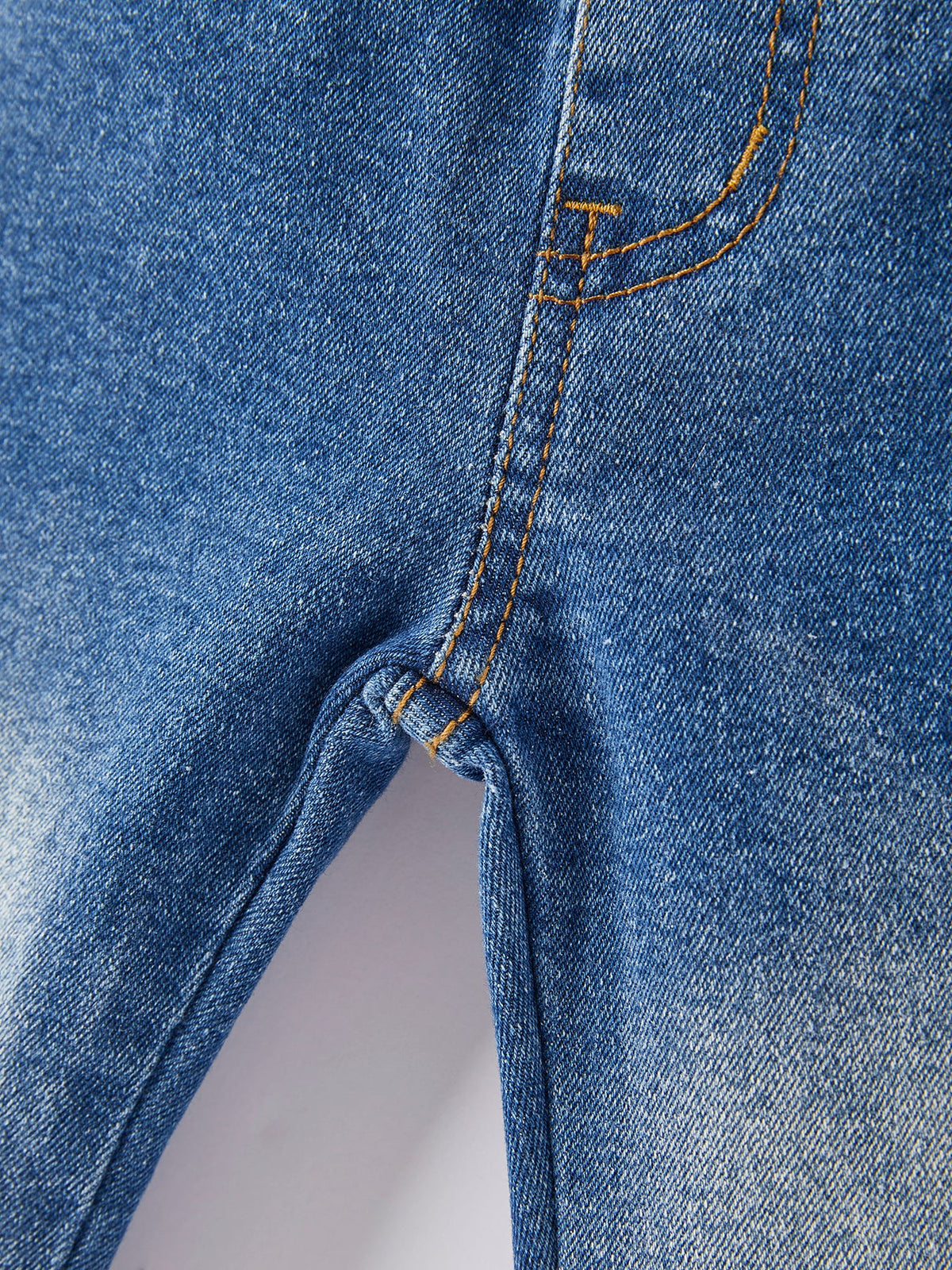 Girls Blue Denim Bell Denim Pants – Bexa Boutique