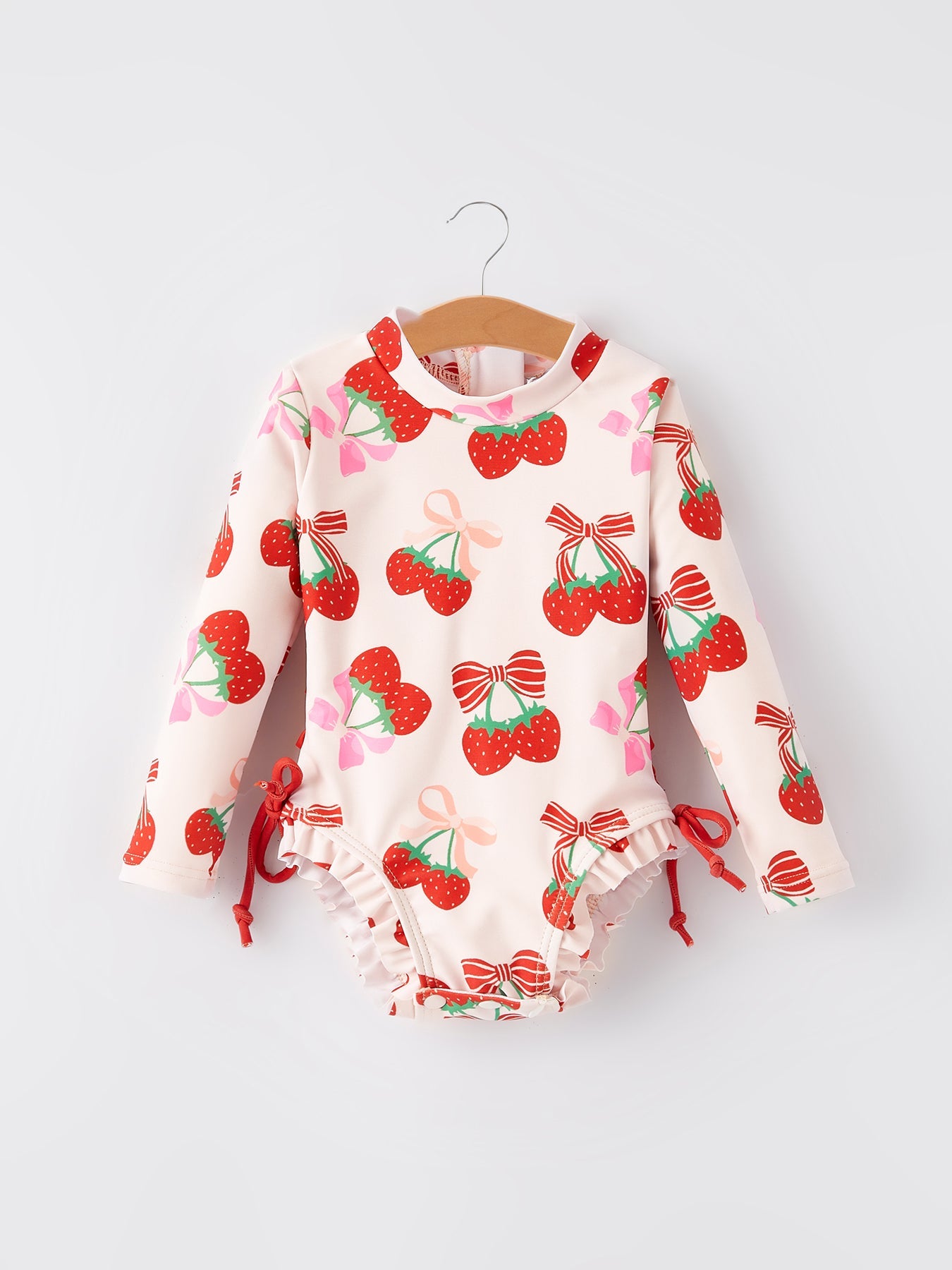 Strawberry Cherry Girls One-piece Swimsuit - Bexa Boutique