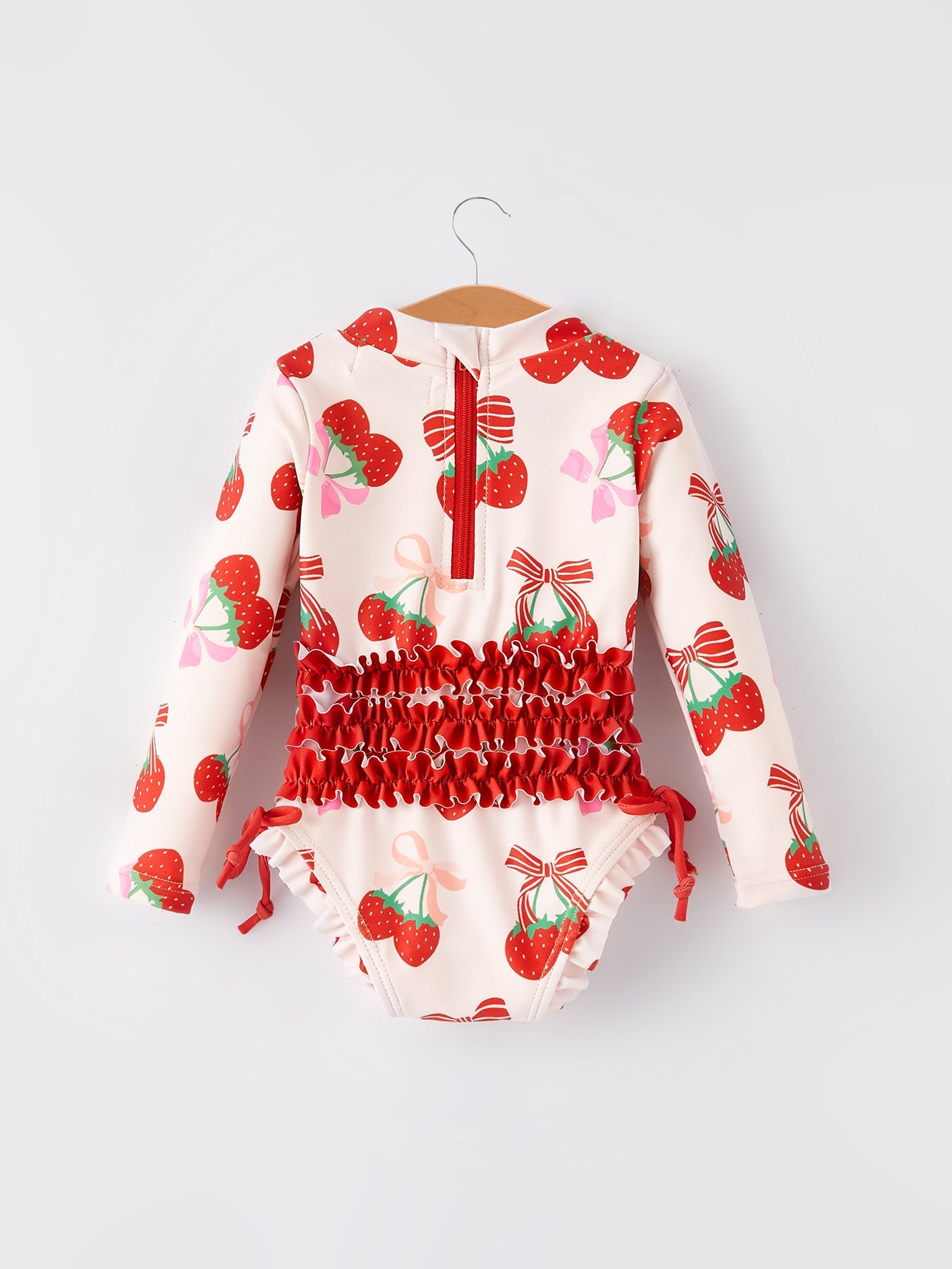 Strawberry Cherry Girls One-piece Swimsuit - Bexa Boutique