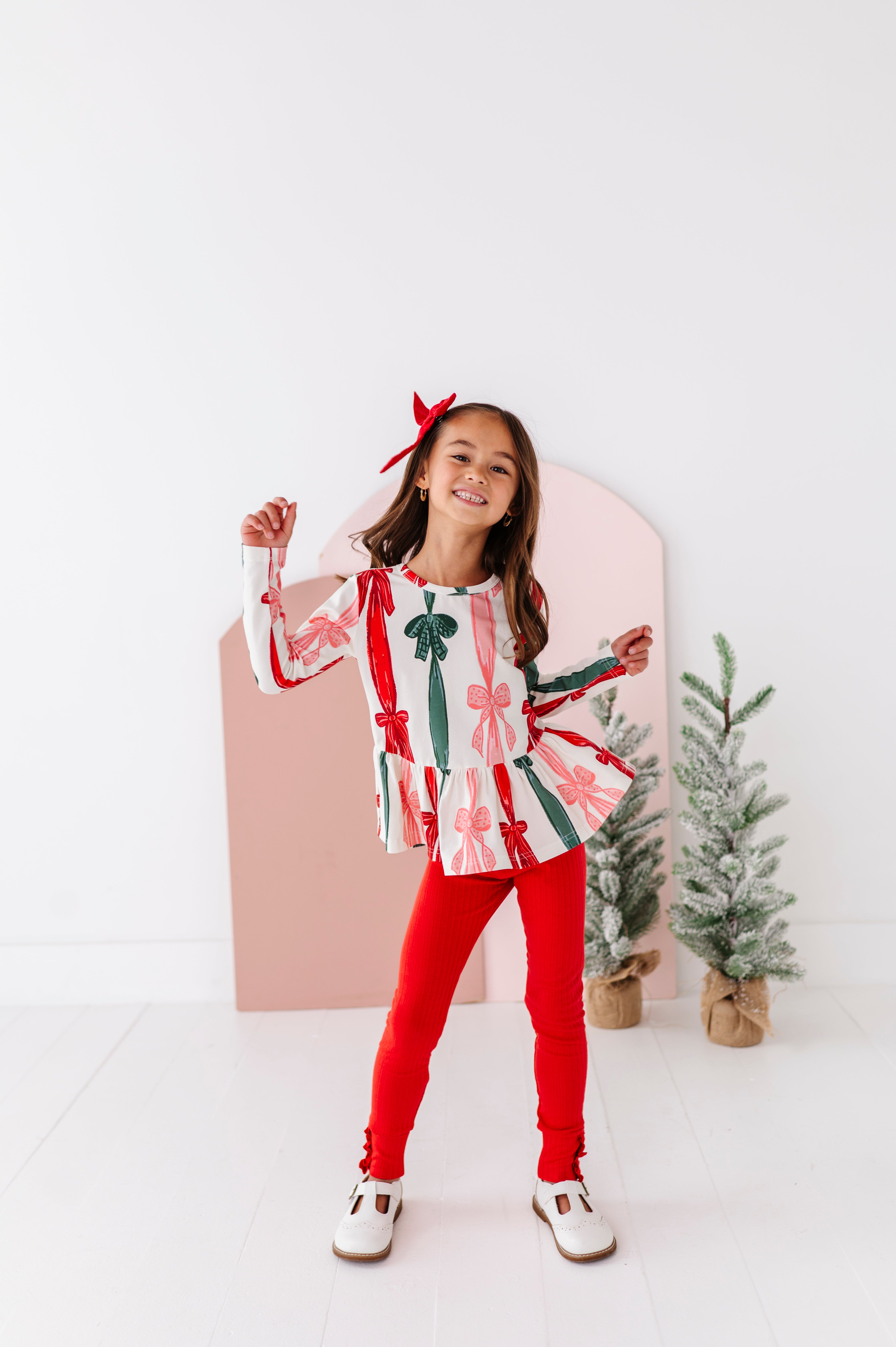 Wrapping Bows Top | PEPLUM