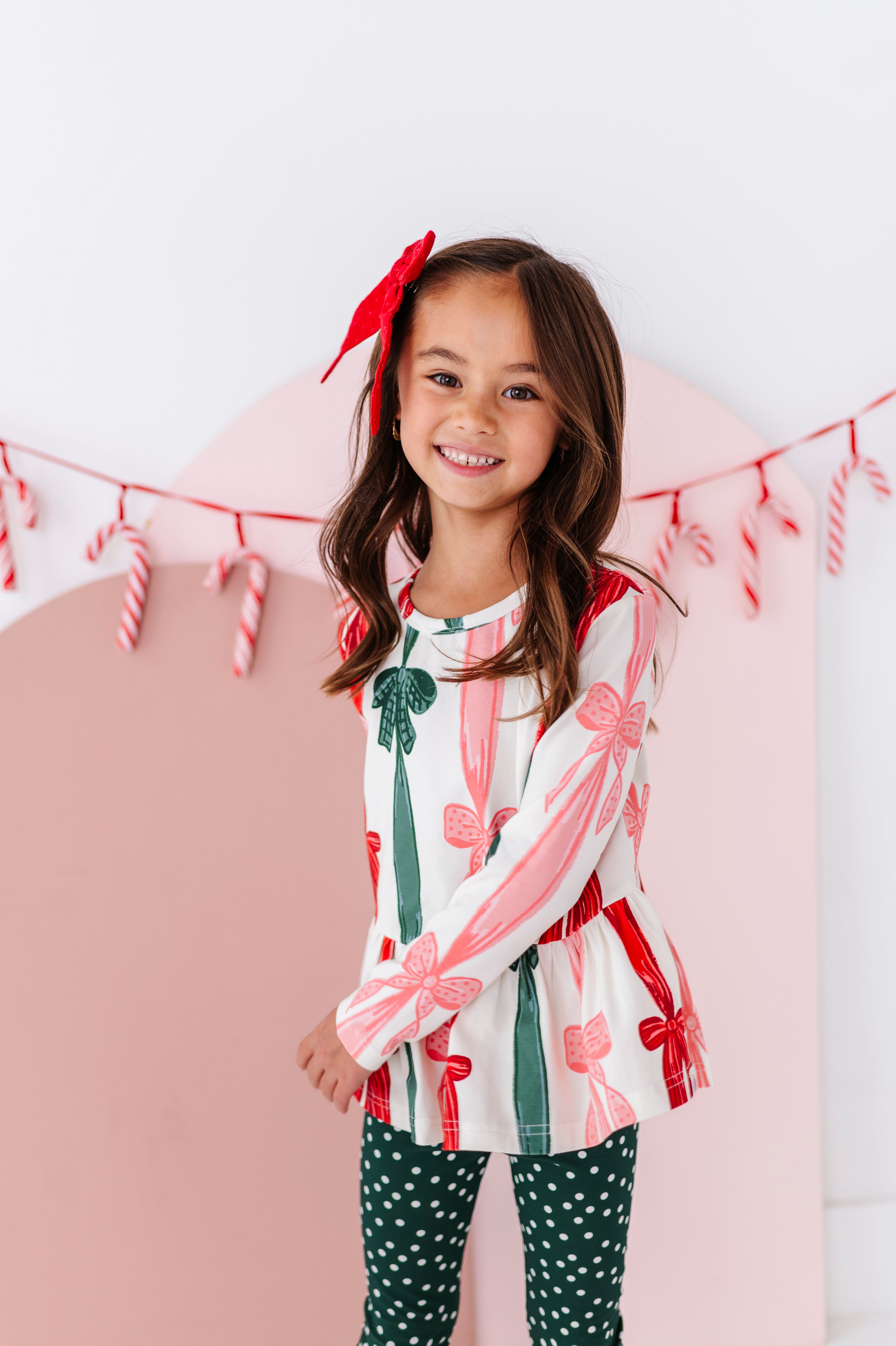 Wrapping Bows Top | PEPLUM