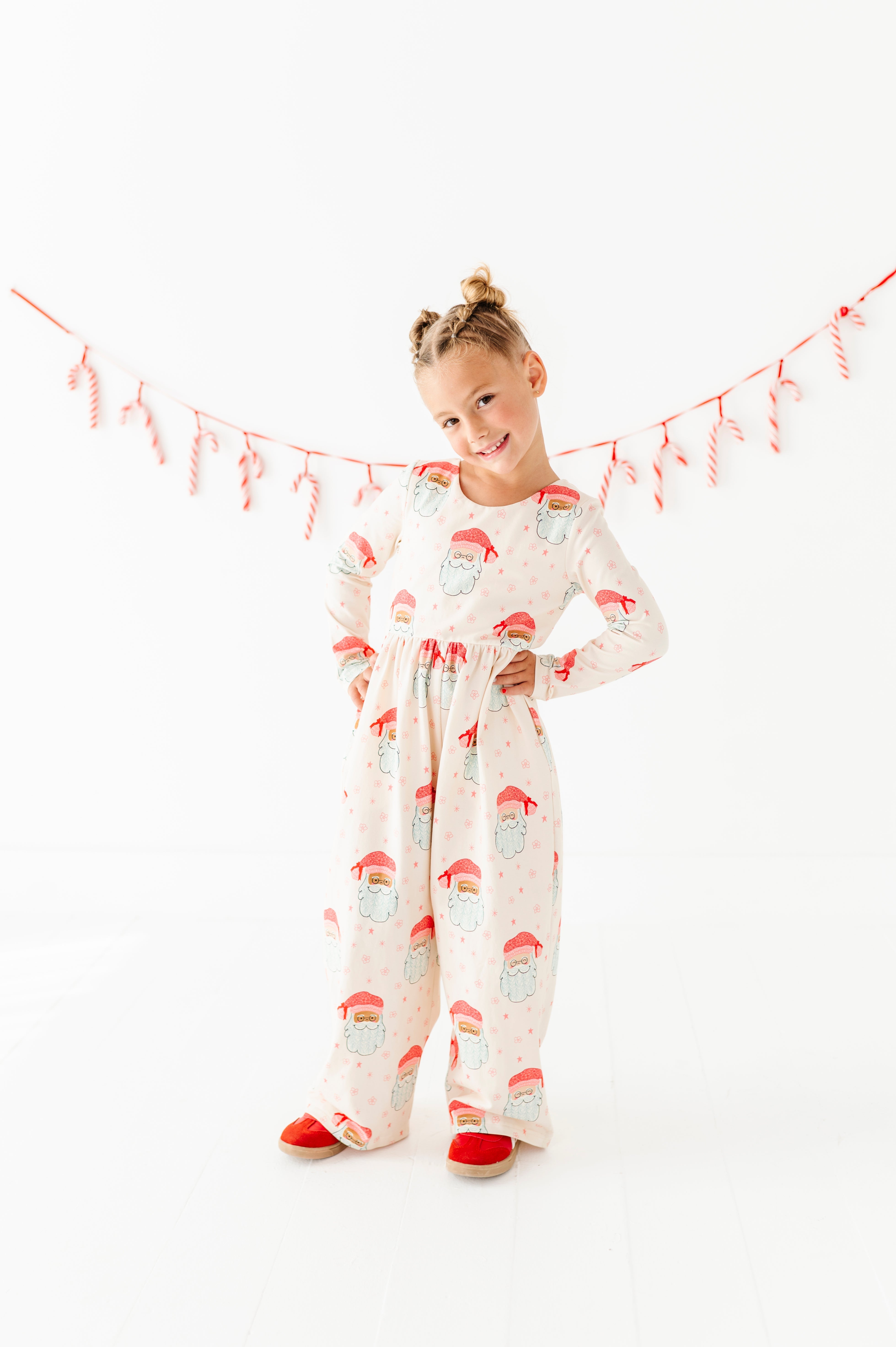 Pink Santas Romper | ROMPER