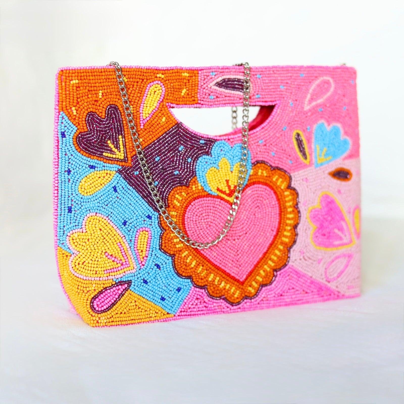 Corazón Vibrante Basket Crossbody Bag