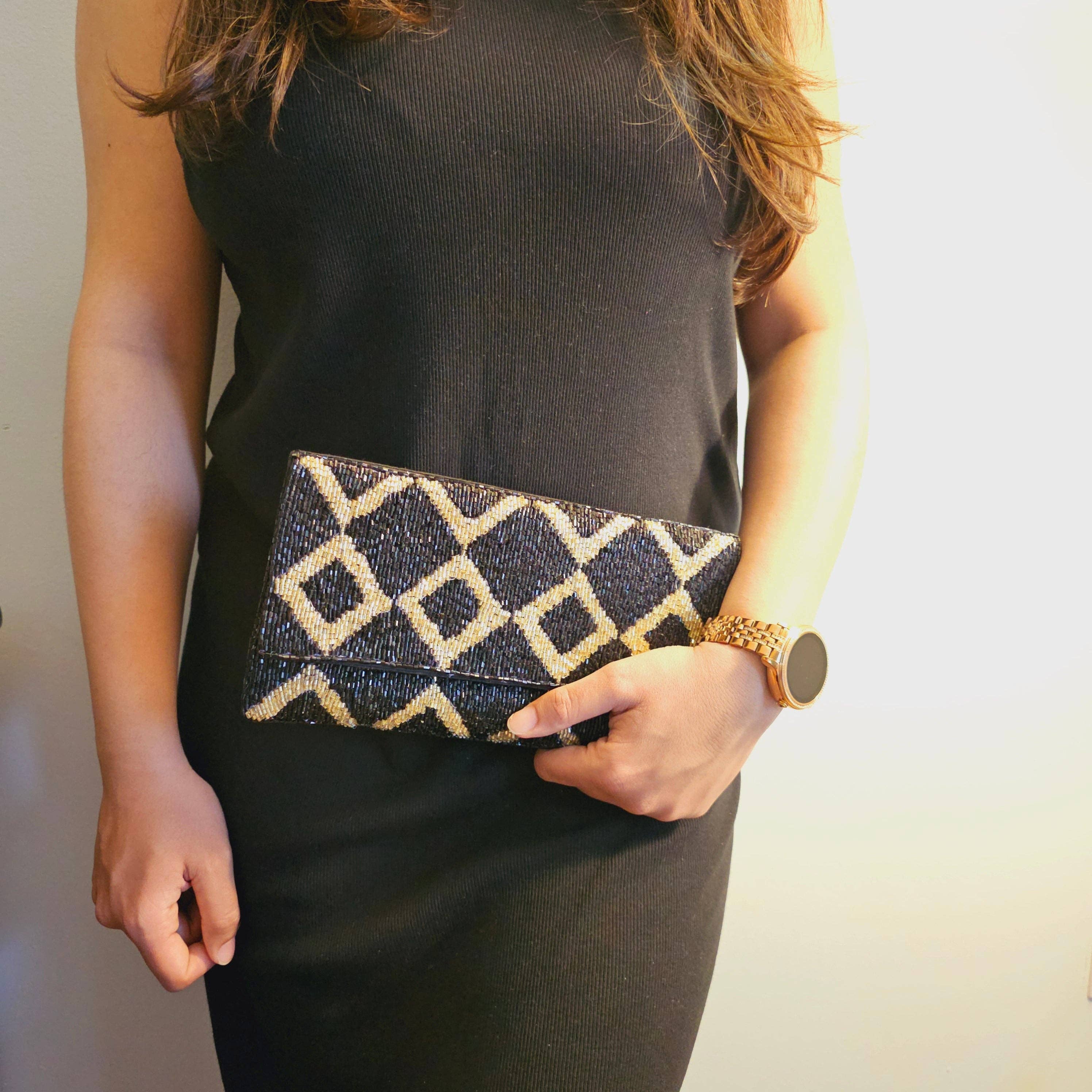 Midnight Glamour Clutch - Bexa Boutique