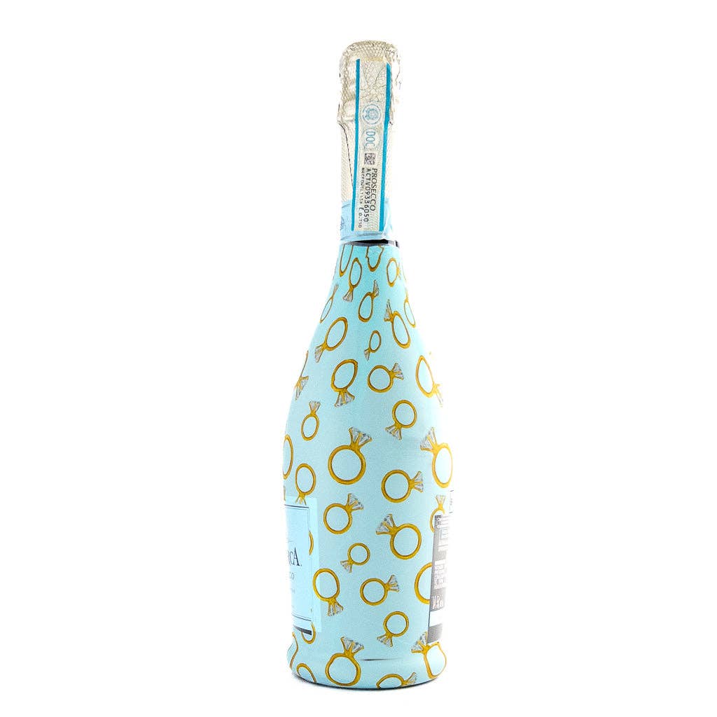 Beau Bottles Blue Engagement Ring - Prosecco Collection - Bexa Boutique