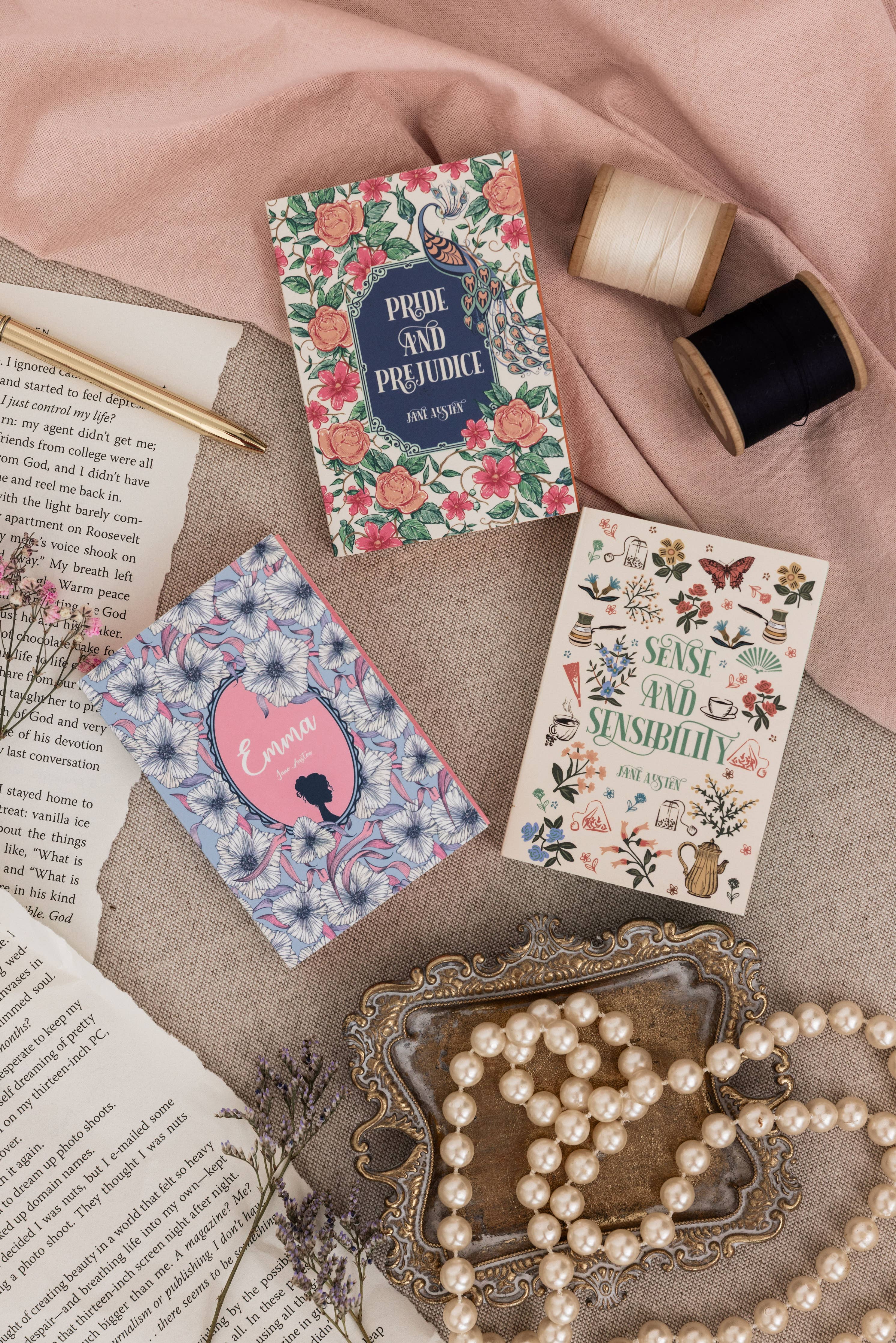 Mini Book Notepad Set, Jane Austen - Bexa Boutique