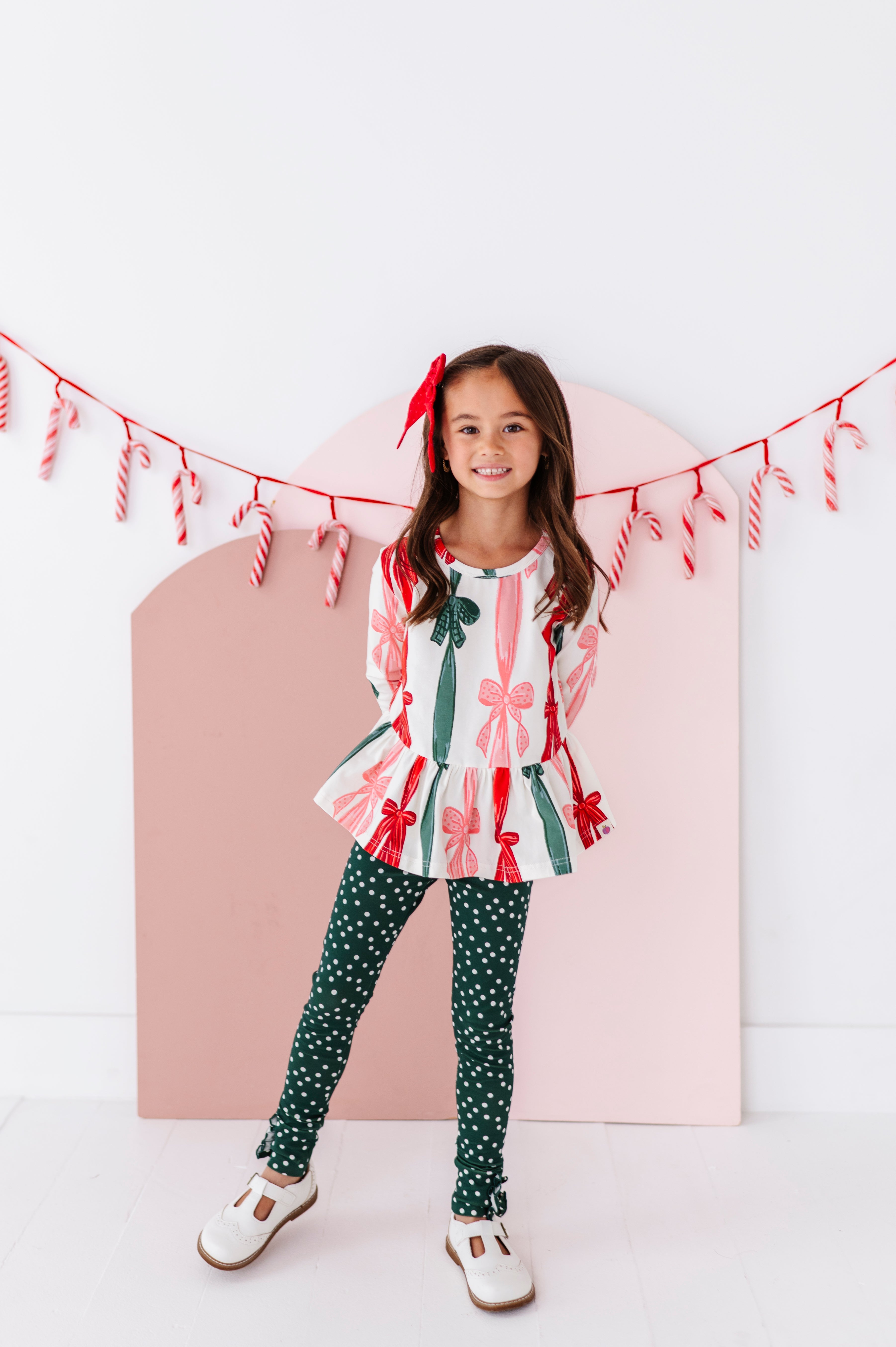 Wrapping Bows Top | PEPLUM