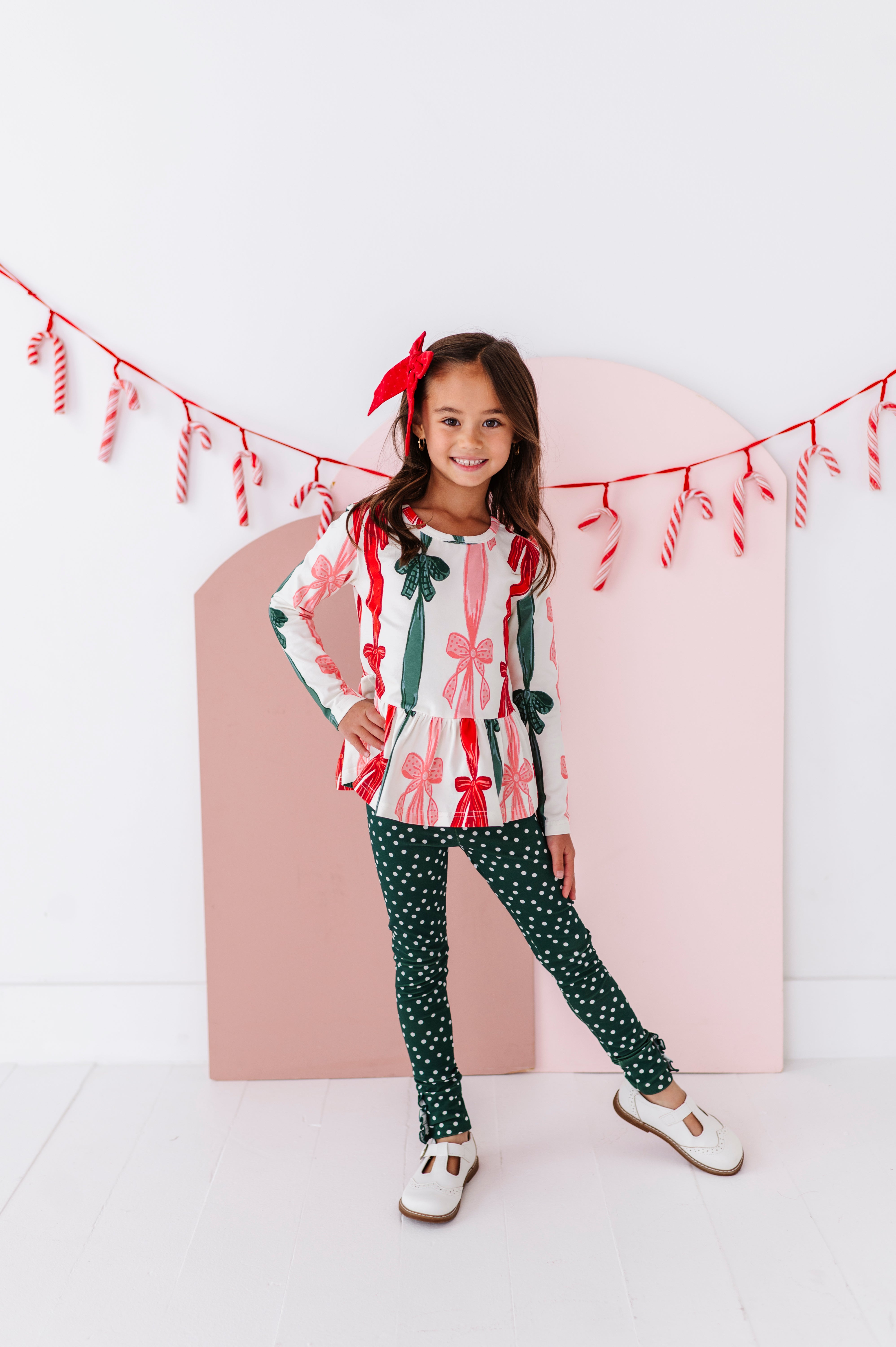 Wrapping Bows Top | PEPLUM