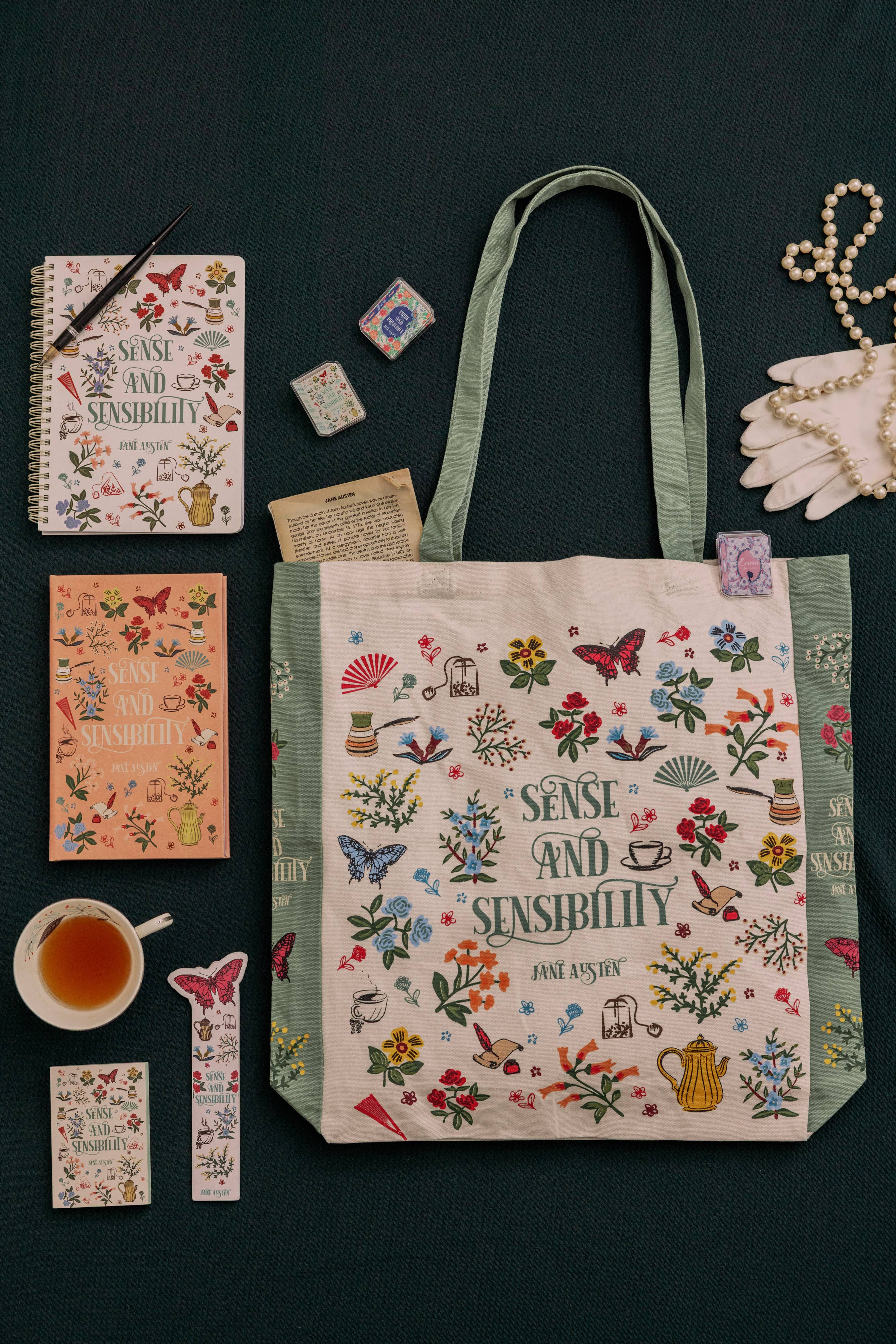 Canvas Tote, Sense and Sensibility - Bexa Boutique