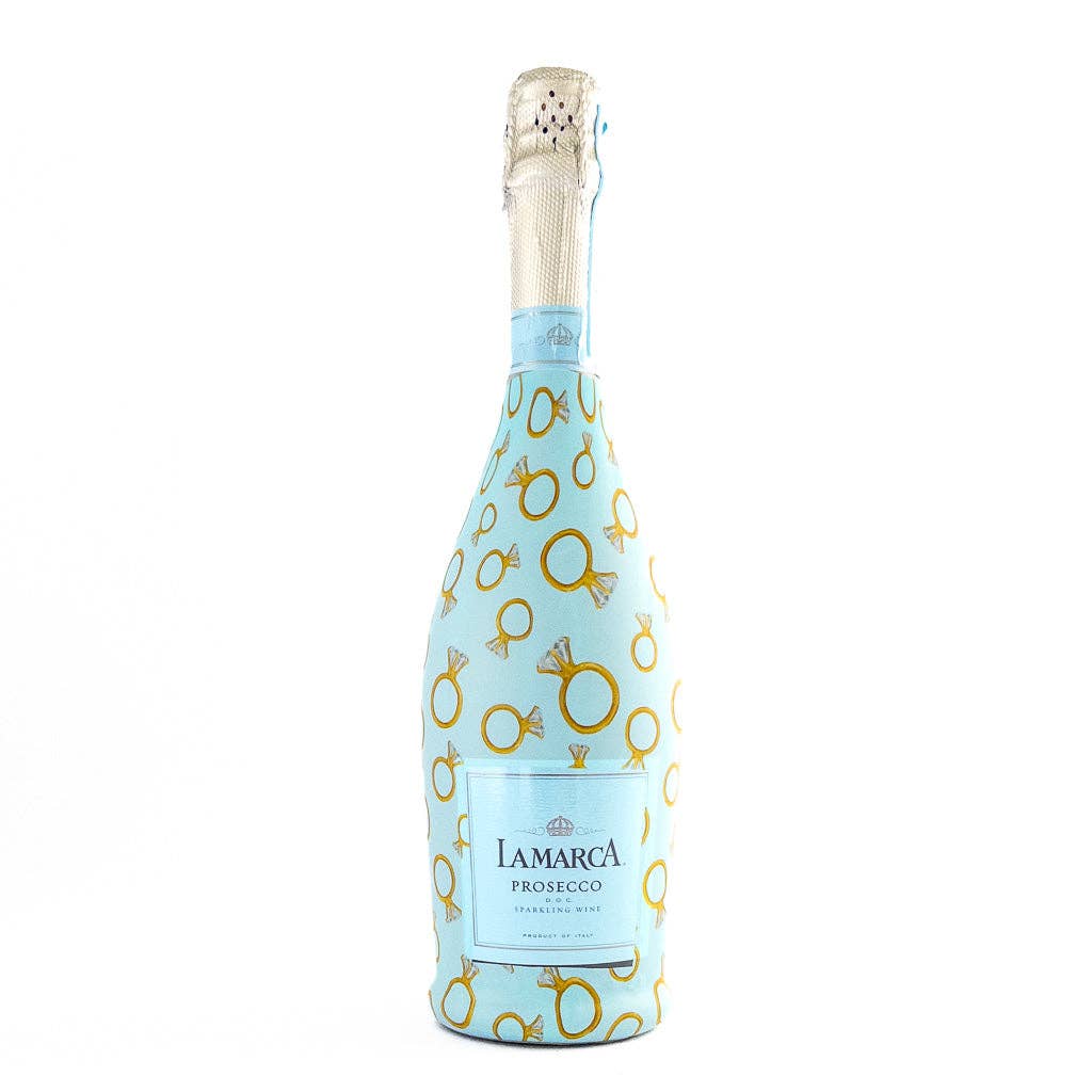 Beau Bottles Blue Engagement Ring - Prosecco Collection - Bexa Boutique
