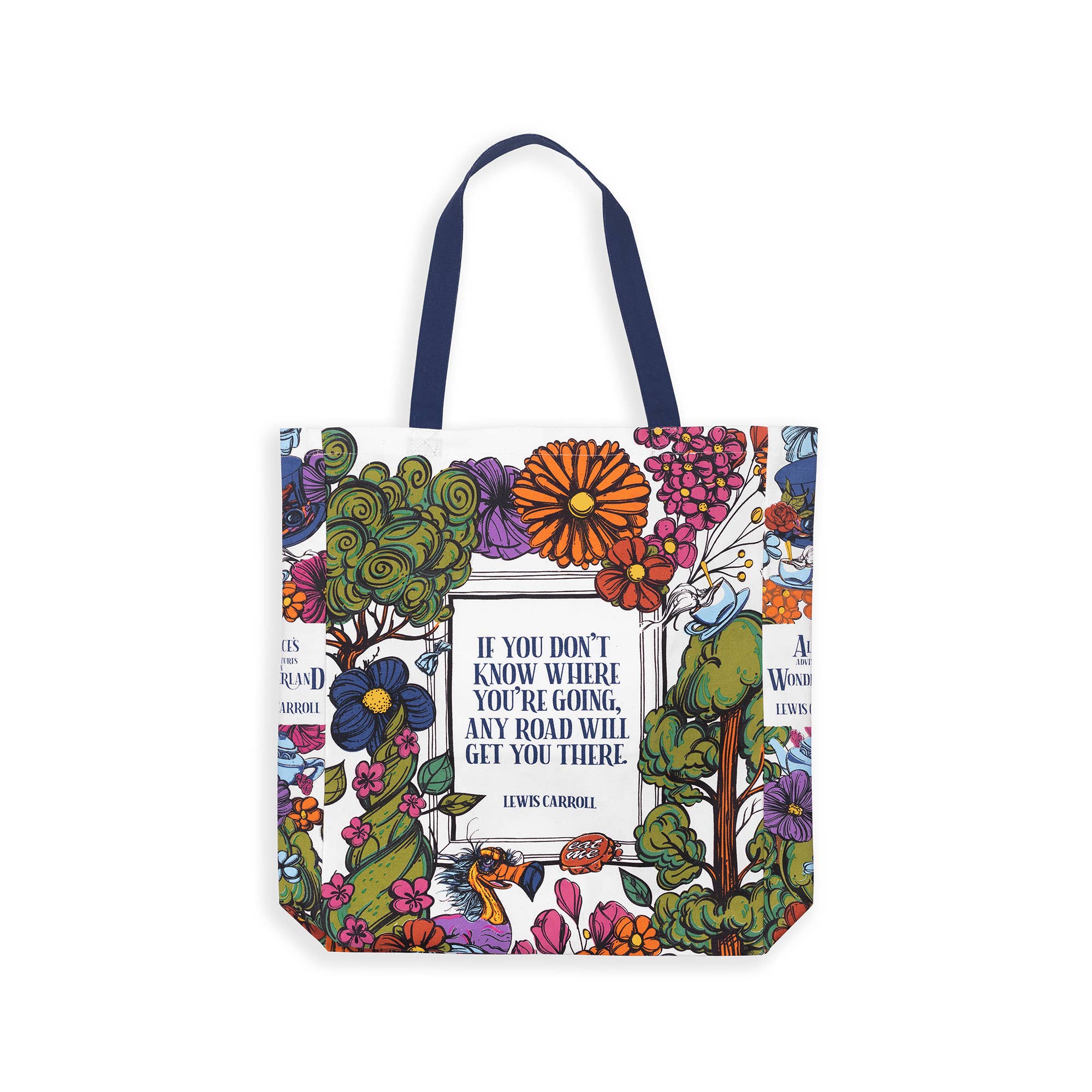 Canvas Tote, Alice in Wonderland - Floral Nonsense - Bexa Boutique