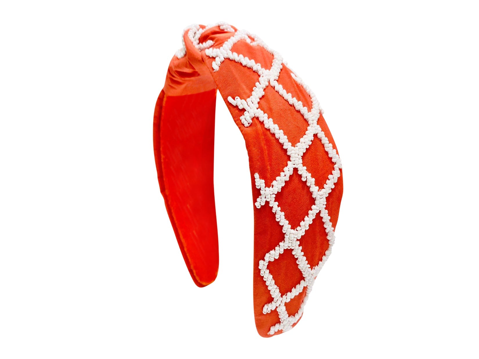 Headband Game Day - Orange and White - Bexa Boutique