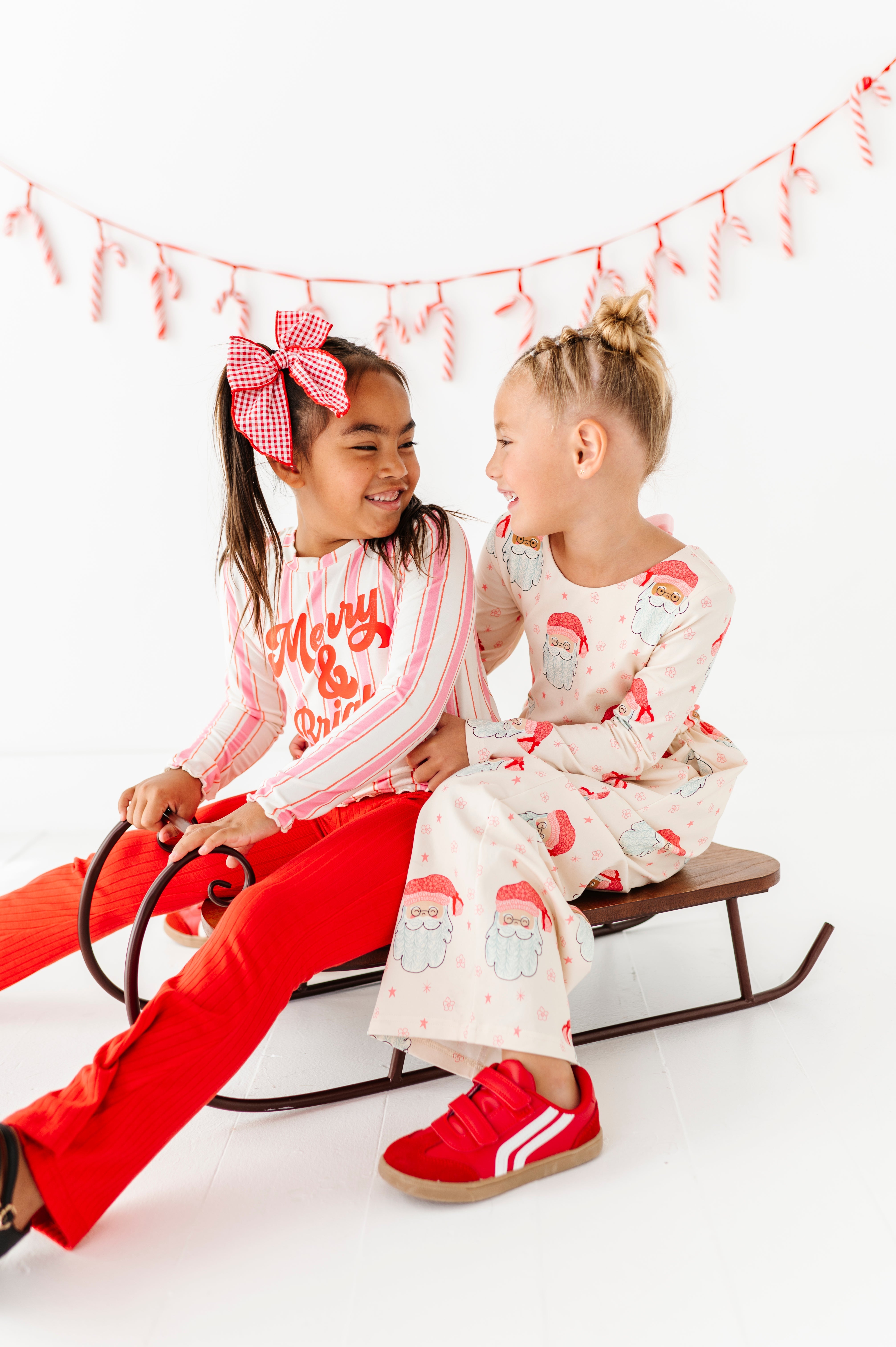 Pink Santas Romper | ROMPER