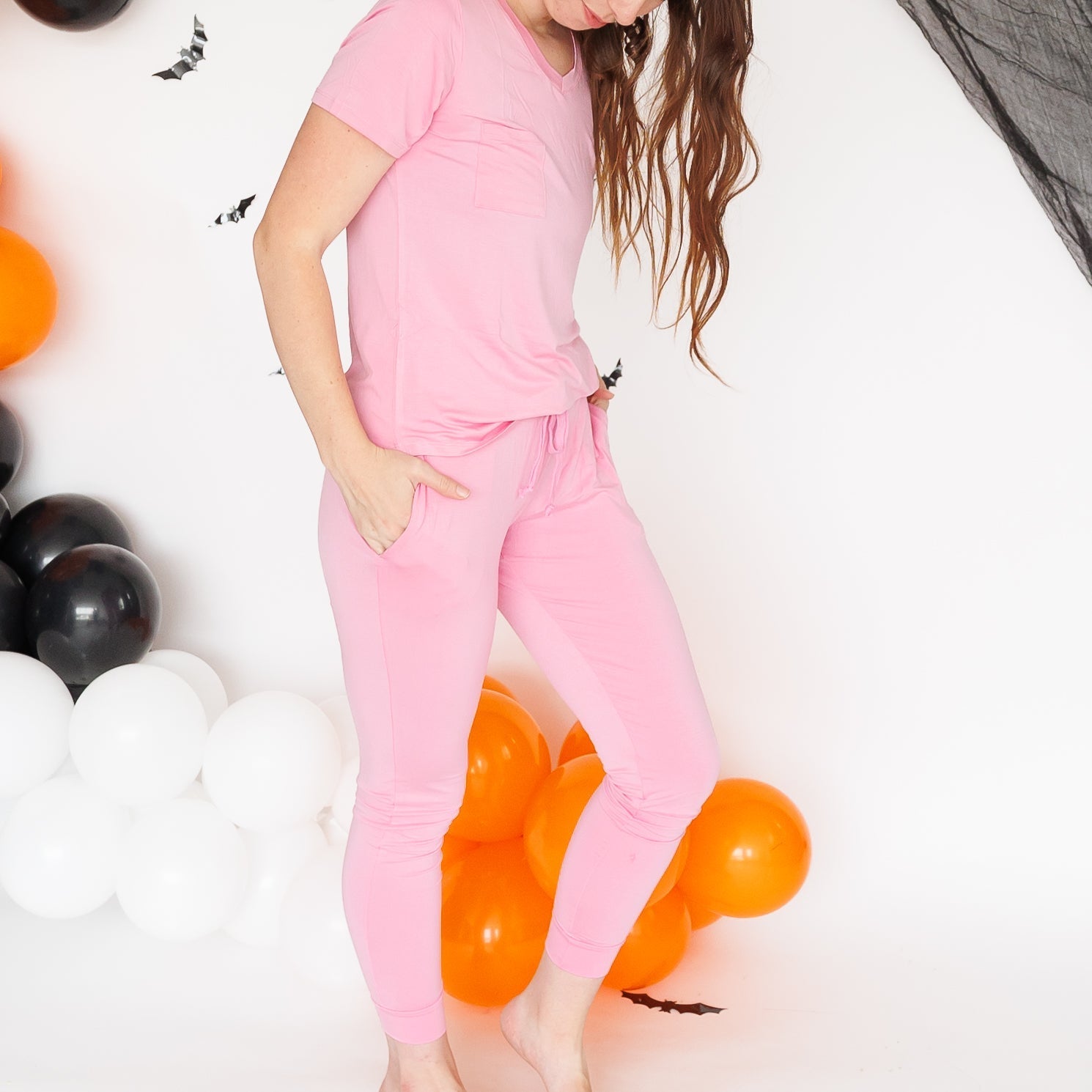 MAMA JOGGERS- Cotton Candy - Bexa Boutique