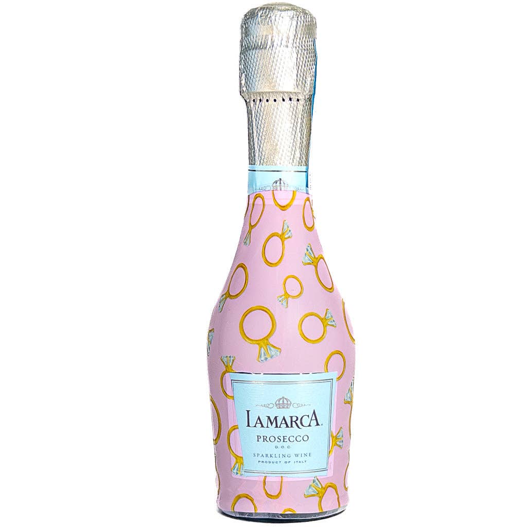 Beau Bottles Pink Engagement Ring - MINI Prosecco Collection - Six Pack - Bexa Boutique