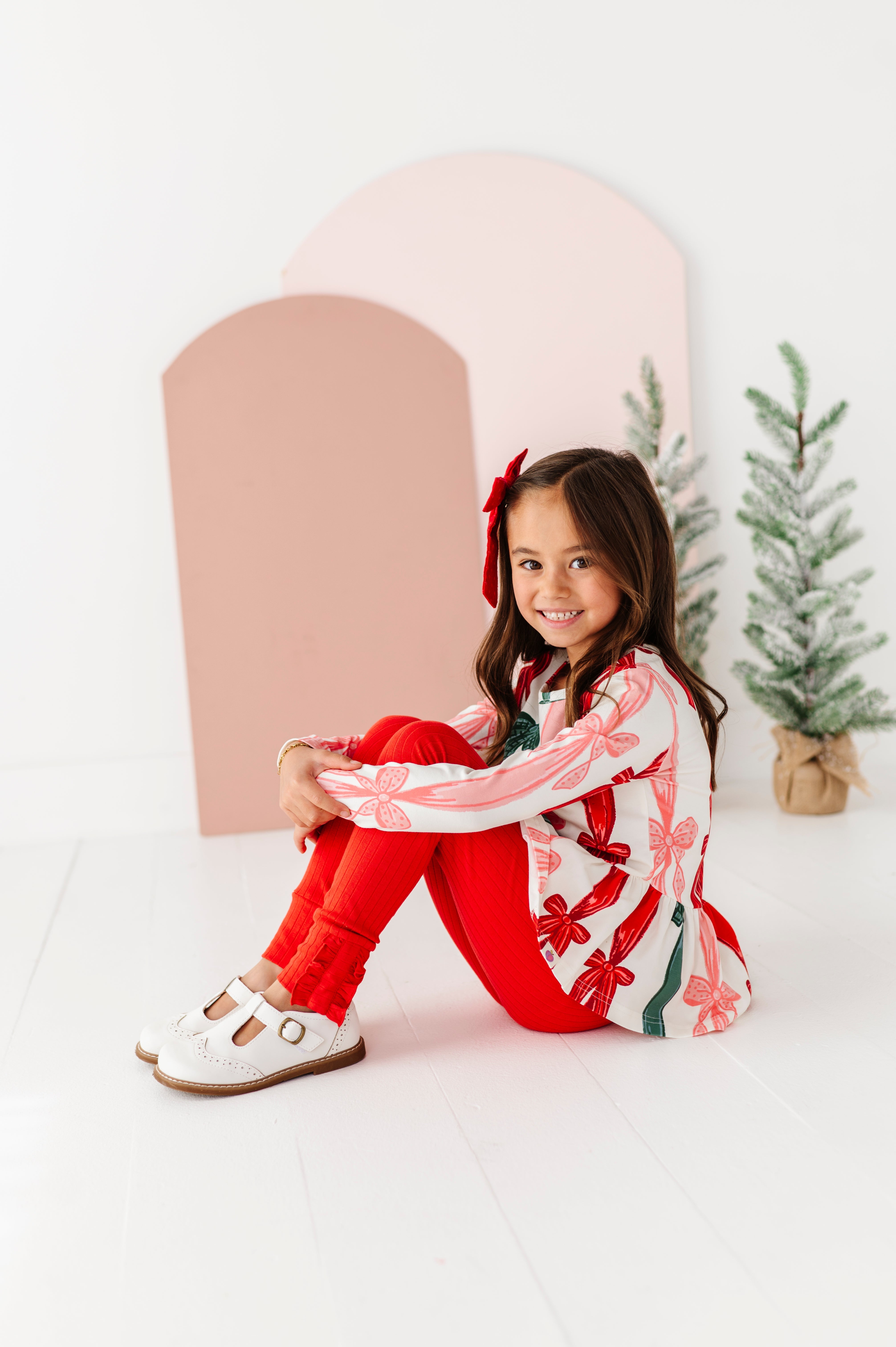 Wrapping Bows Top | PEPLUM