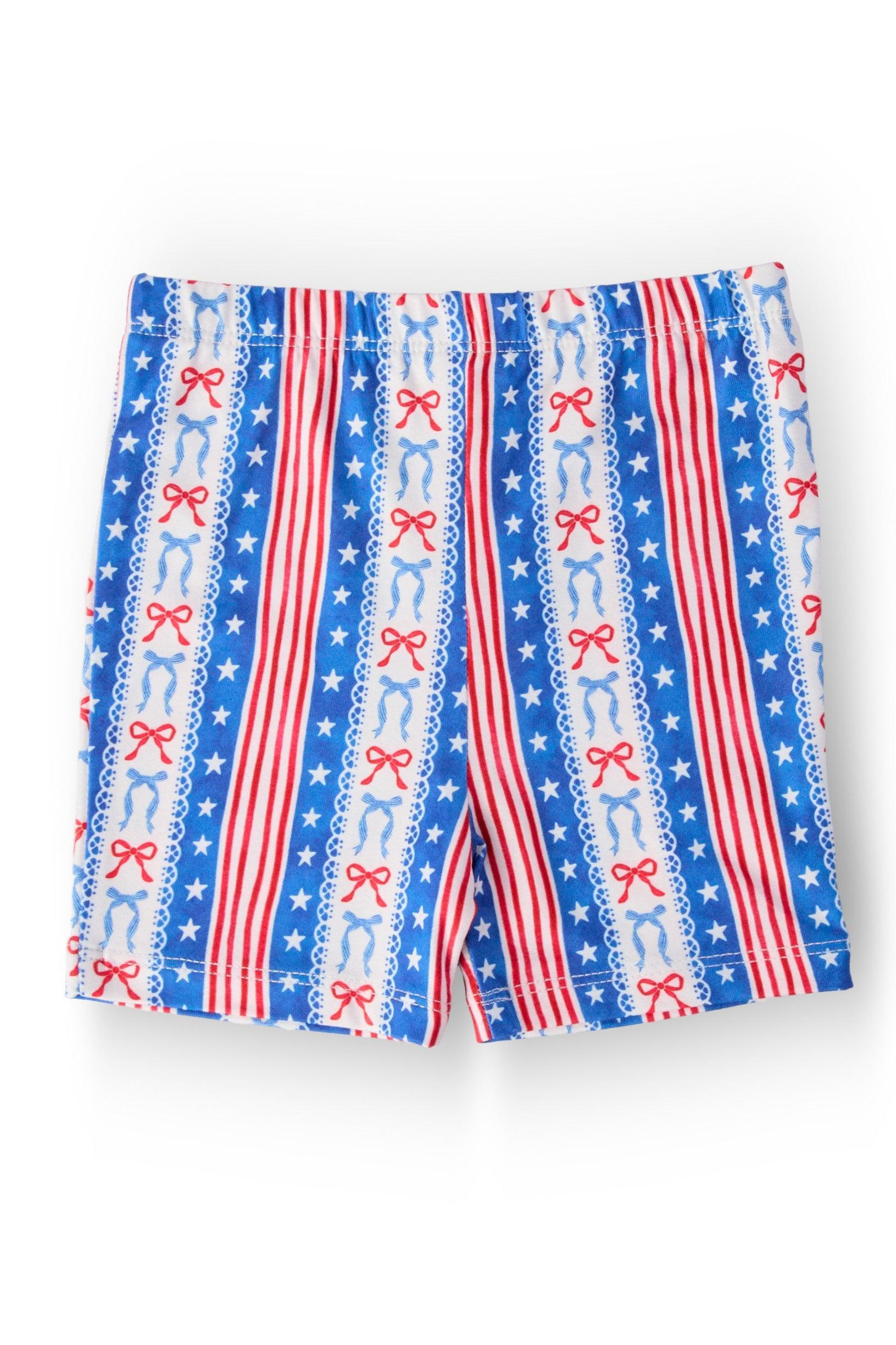 All-American Girl Twirl Shorts - Bexa Boutique