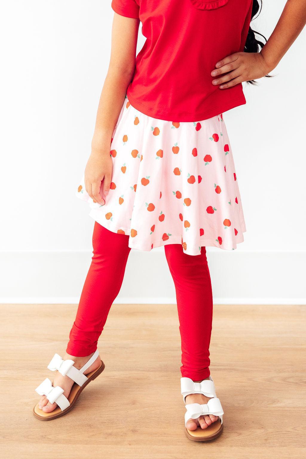 An Apple a Day Twirl Skegging - Bexa Boutique