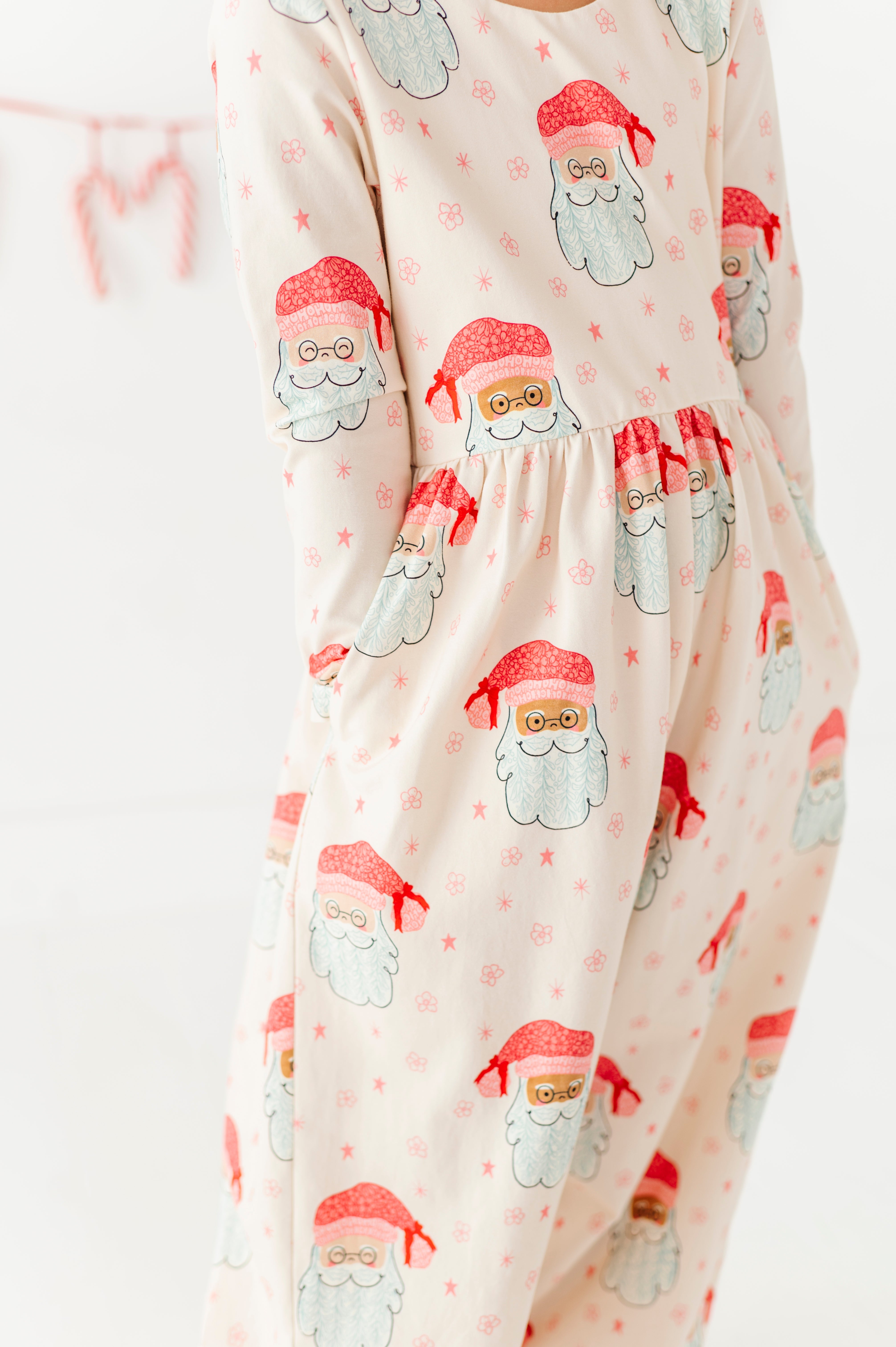 Pink Santas Romper | ROMPER