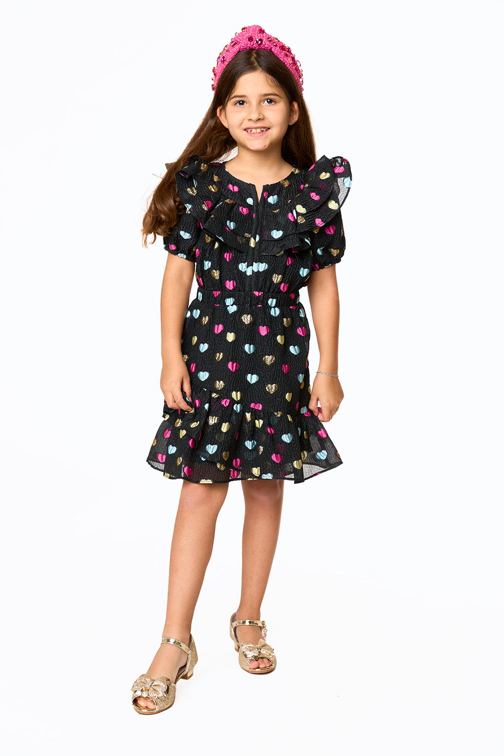 Mini Norma Girls Dress - Nobodys Darling - Black - Bexa Boutique