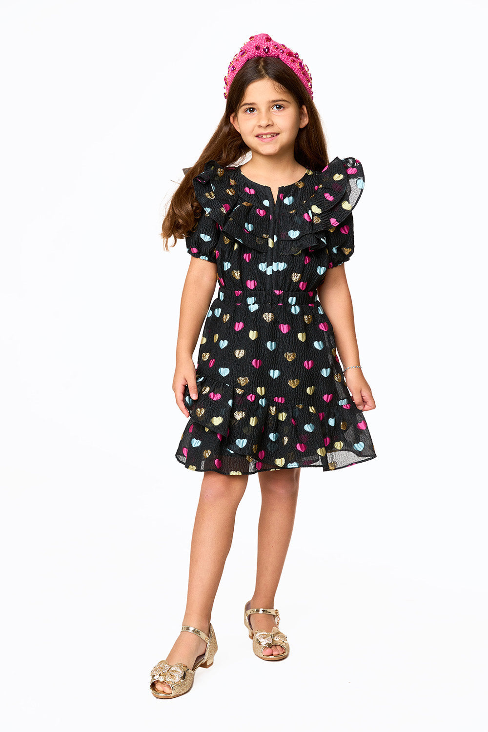 Mini Norma Girls Dress - Nobodys Darling - Black - Bexa Boutique