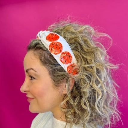 Headband Knot - Basketball - Bexa Boutique