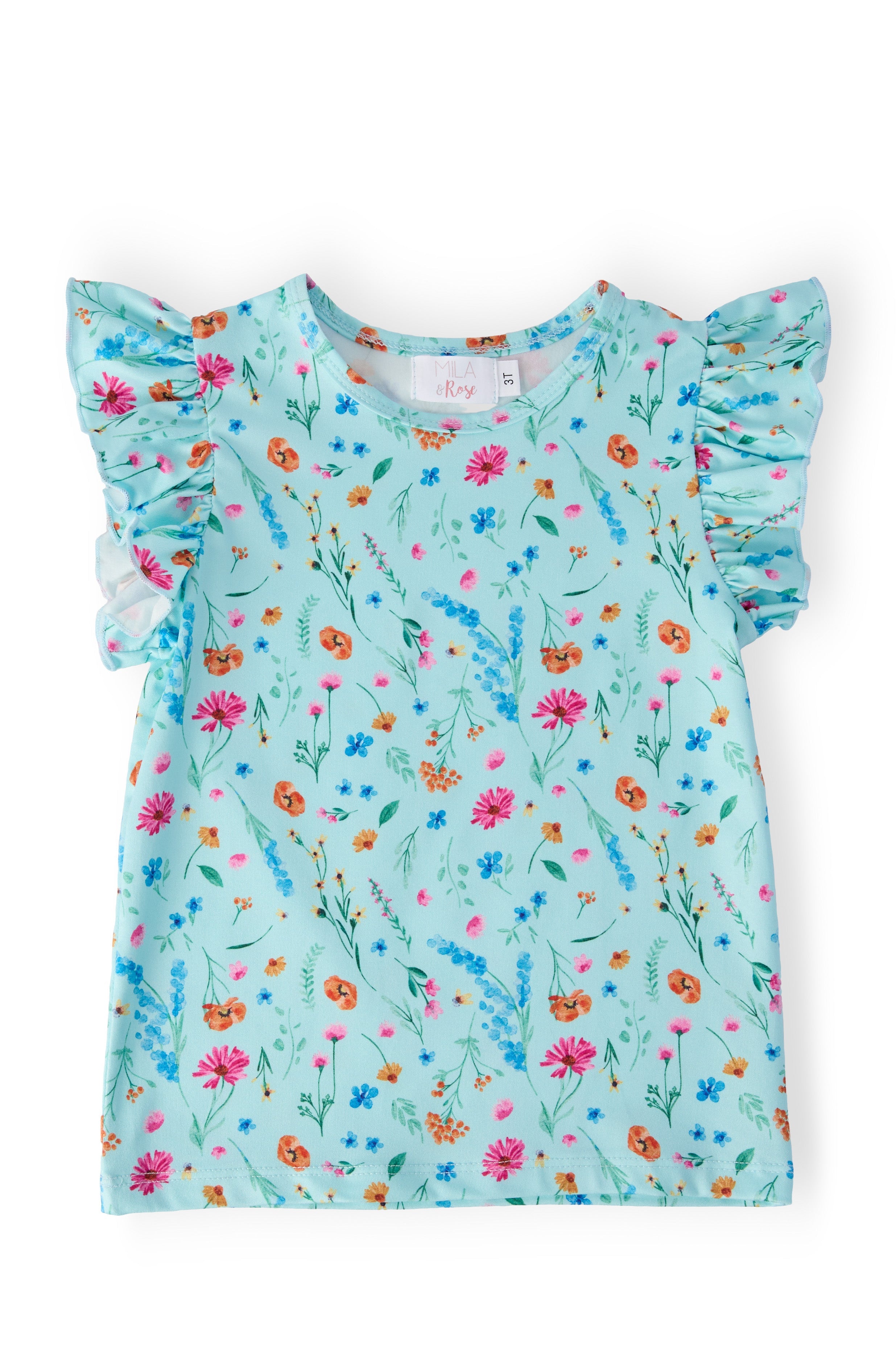 Bluebell Breeze S/S Ruffle Tee - Bexa Boutique