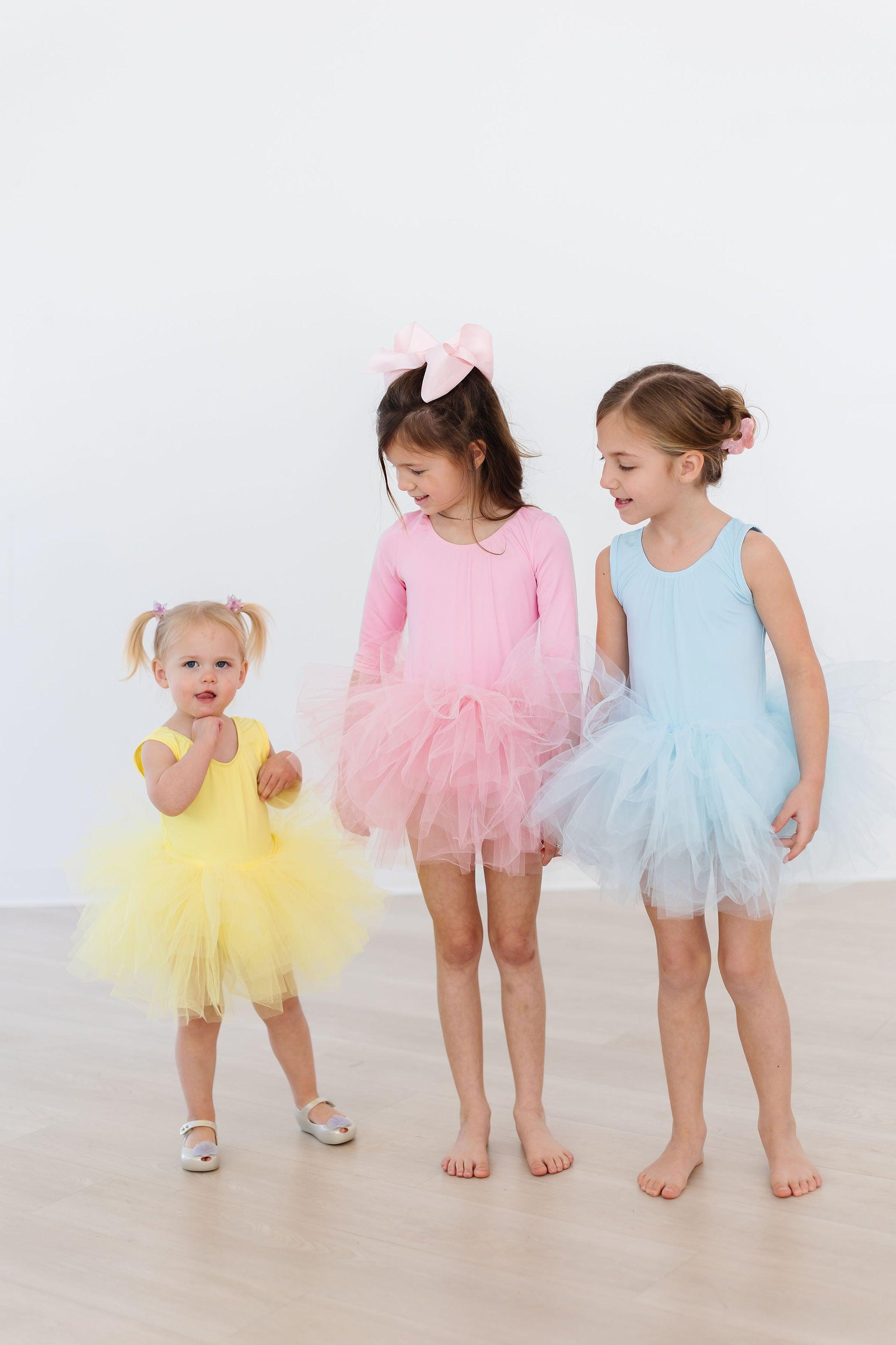 Bubblegum Pink 3/4 Tutu Leotard - Bexa Boutique