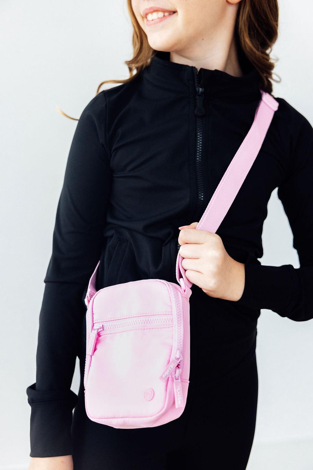 Bubblegum Pink Crossbody Bag - Bexa Boutique