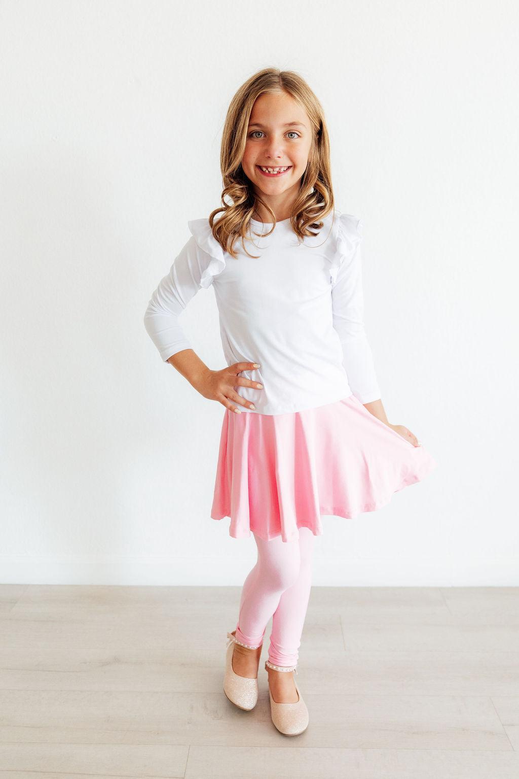 Bubblegum Pink Twirl Skegging - Bexa Boutique