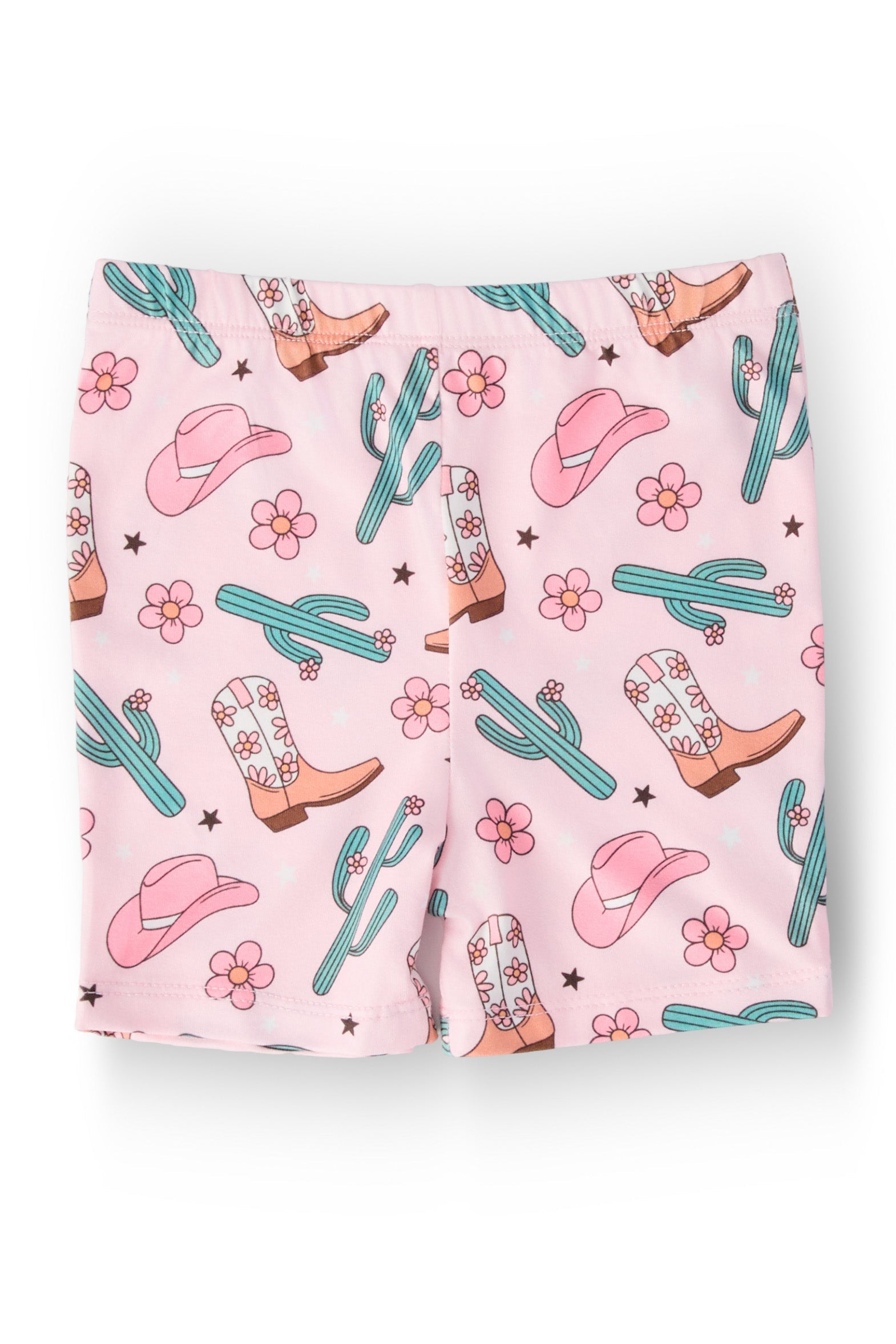 Cactus Cowgirl Twirl Shorts - Bexa Boutique