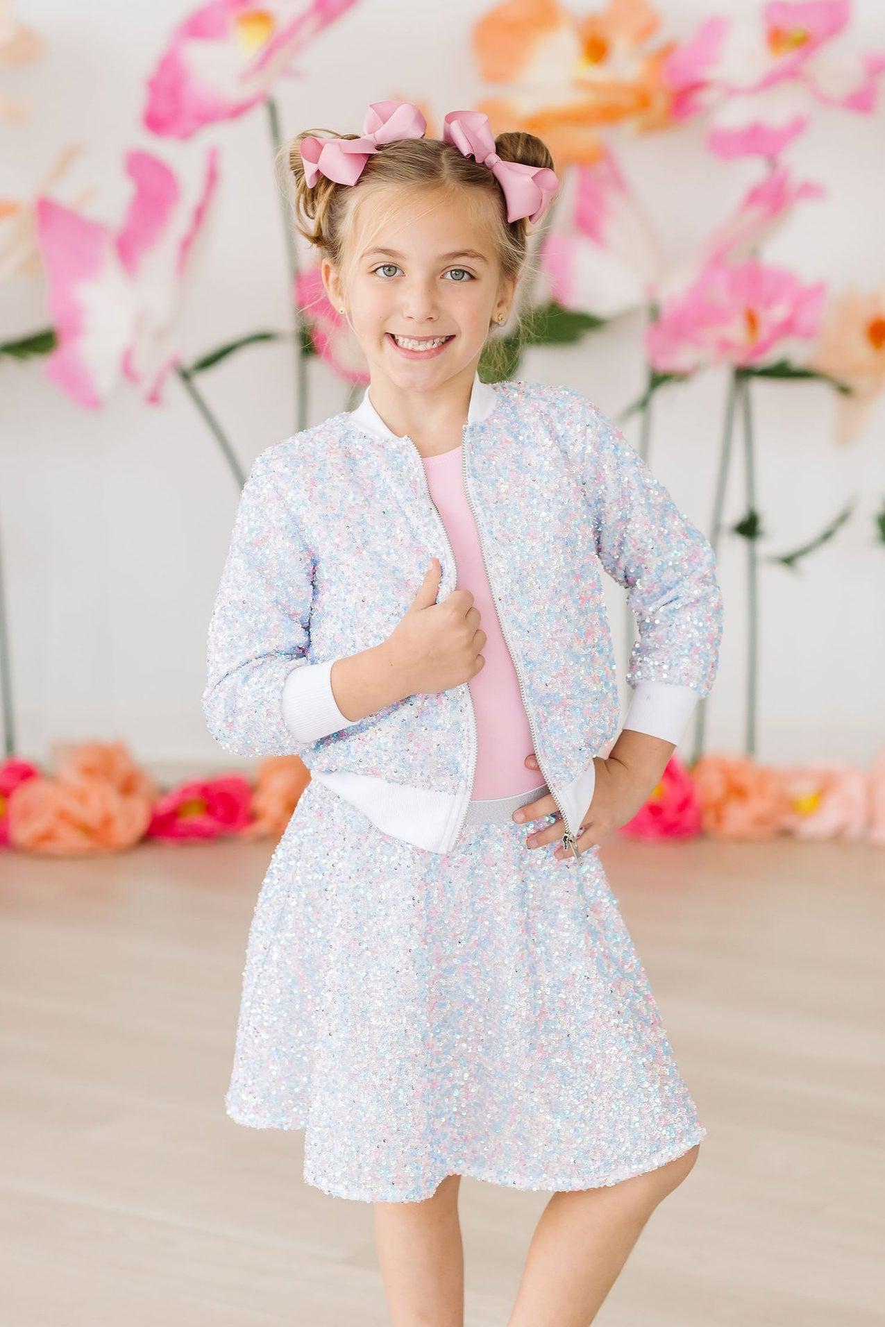 Cotton Candy Sequin Jacket - Bexa Boutique