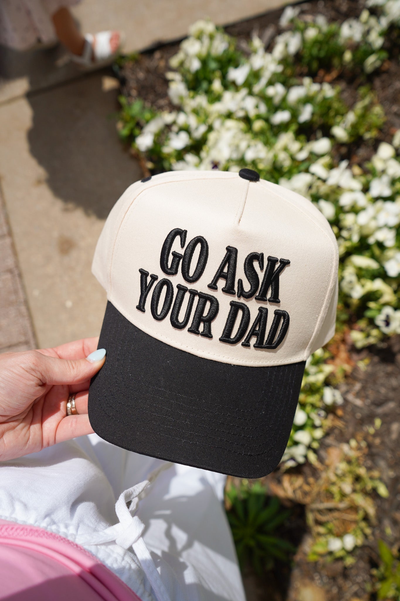 Go Ask Your Dad. Vintage Trucker Hat - Black - Classic - Bexa Boutique
