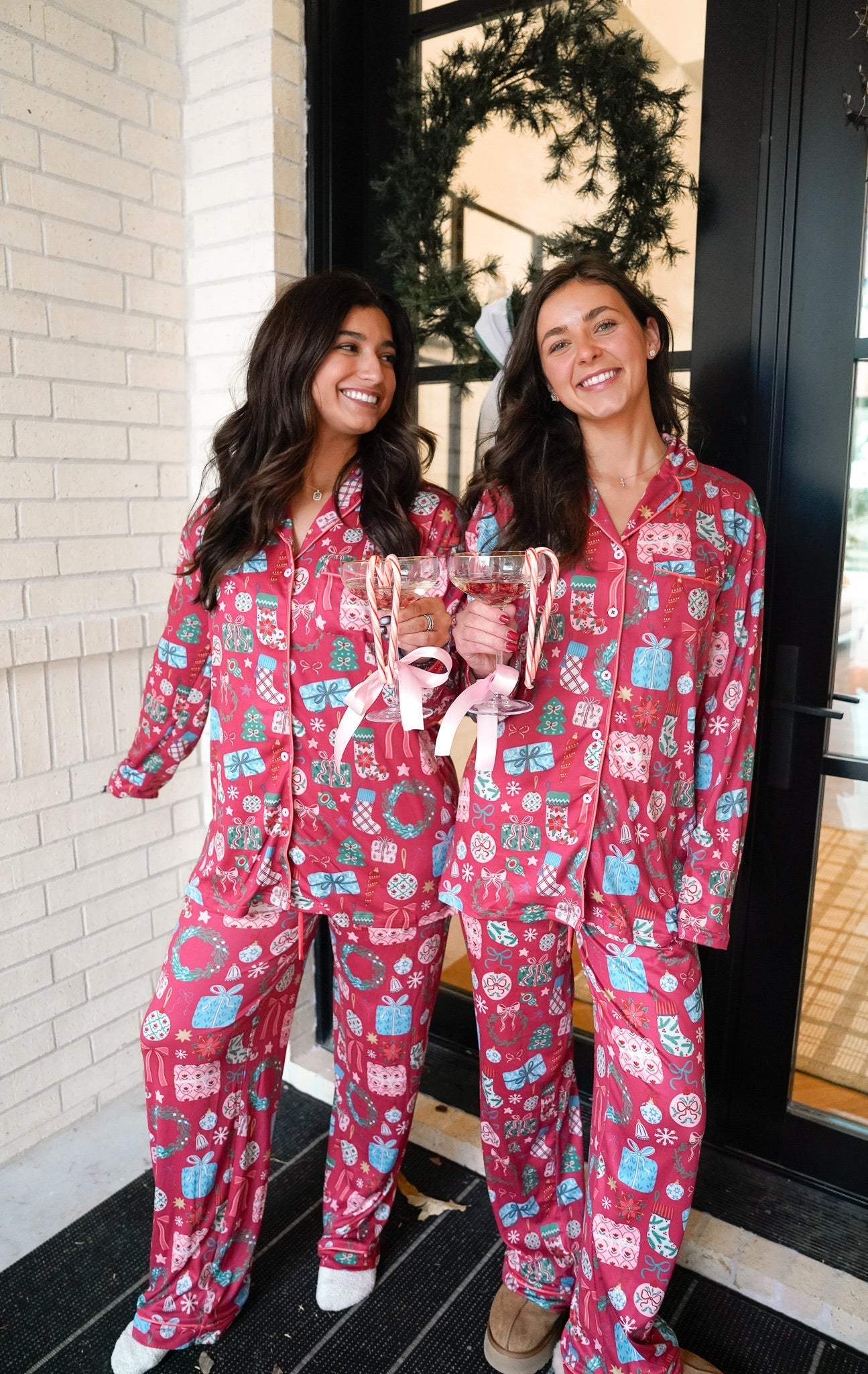 Whimsical Christmas - Long Pajama Set - Bexa Boutique