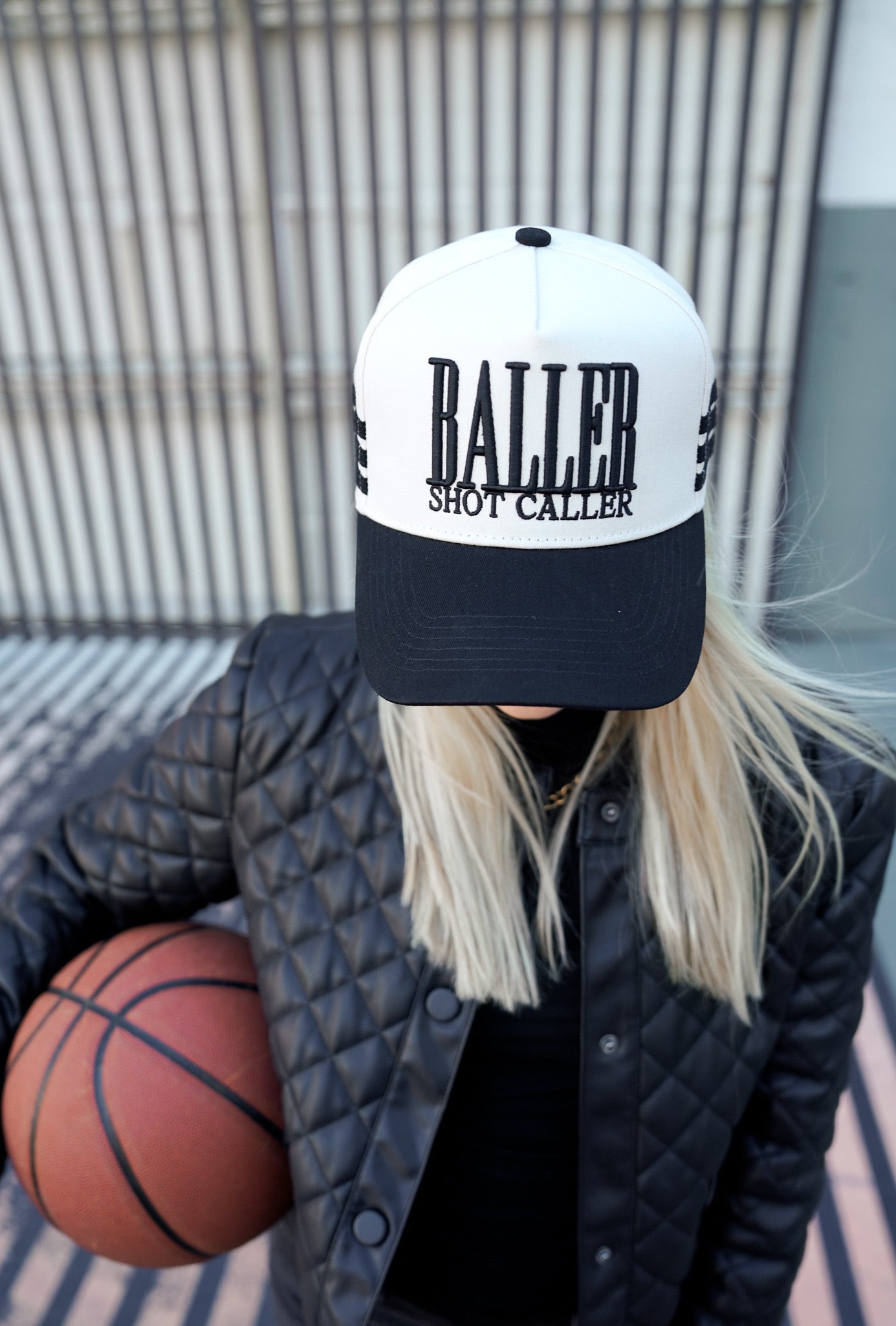 Baller - Black Vintage Trucker Hat - Bexa Boutique