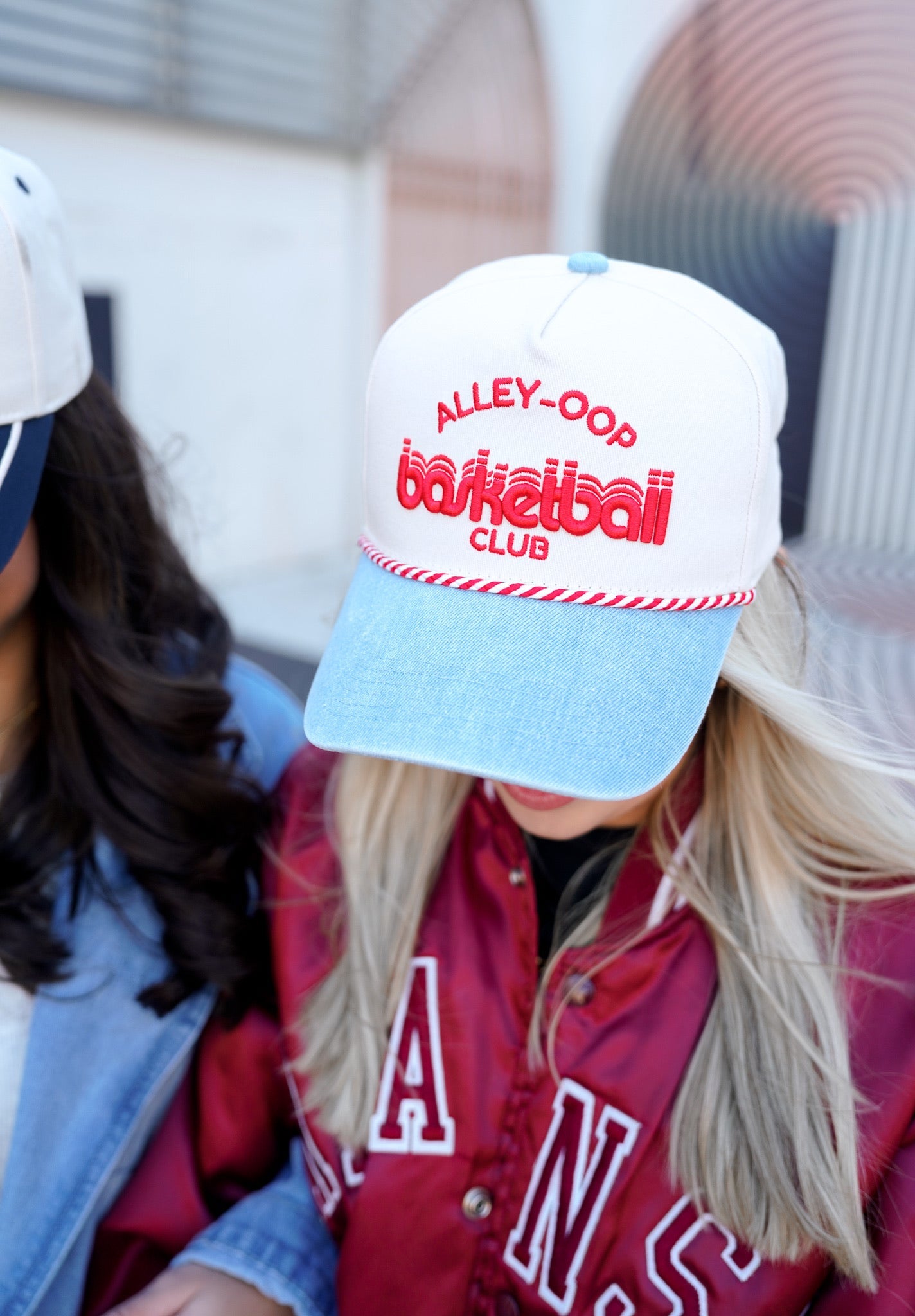 Alley Oop Basketball Club - Denim Vintage Trucker Hat - Bexa Boutique