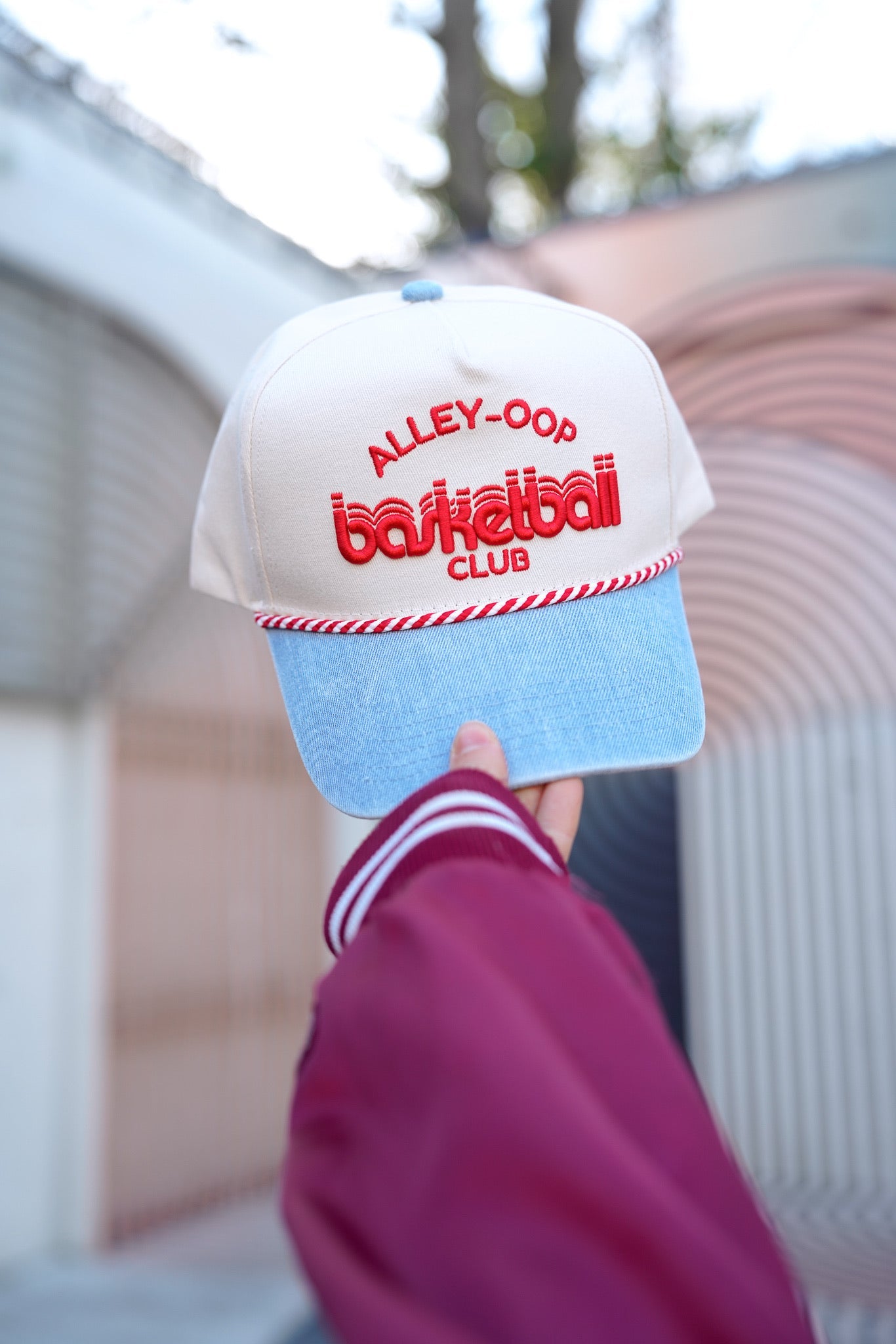 Alley Oop Basketball Club - Denim Vintage Trucker Hat - Bexa Boutique