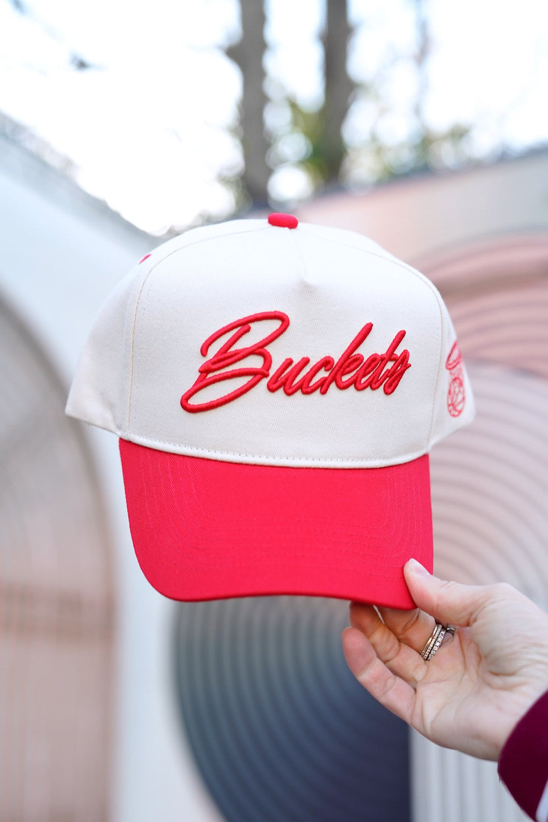 Buckets - Vintage Trucker Hat - Red - Bexa Boutique
