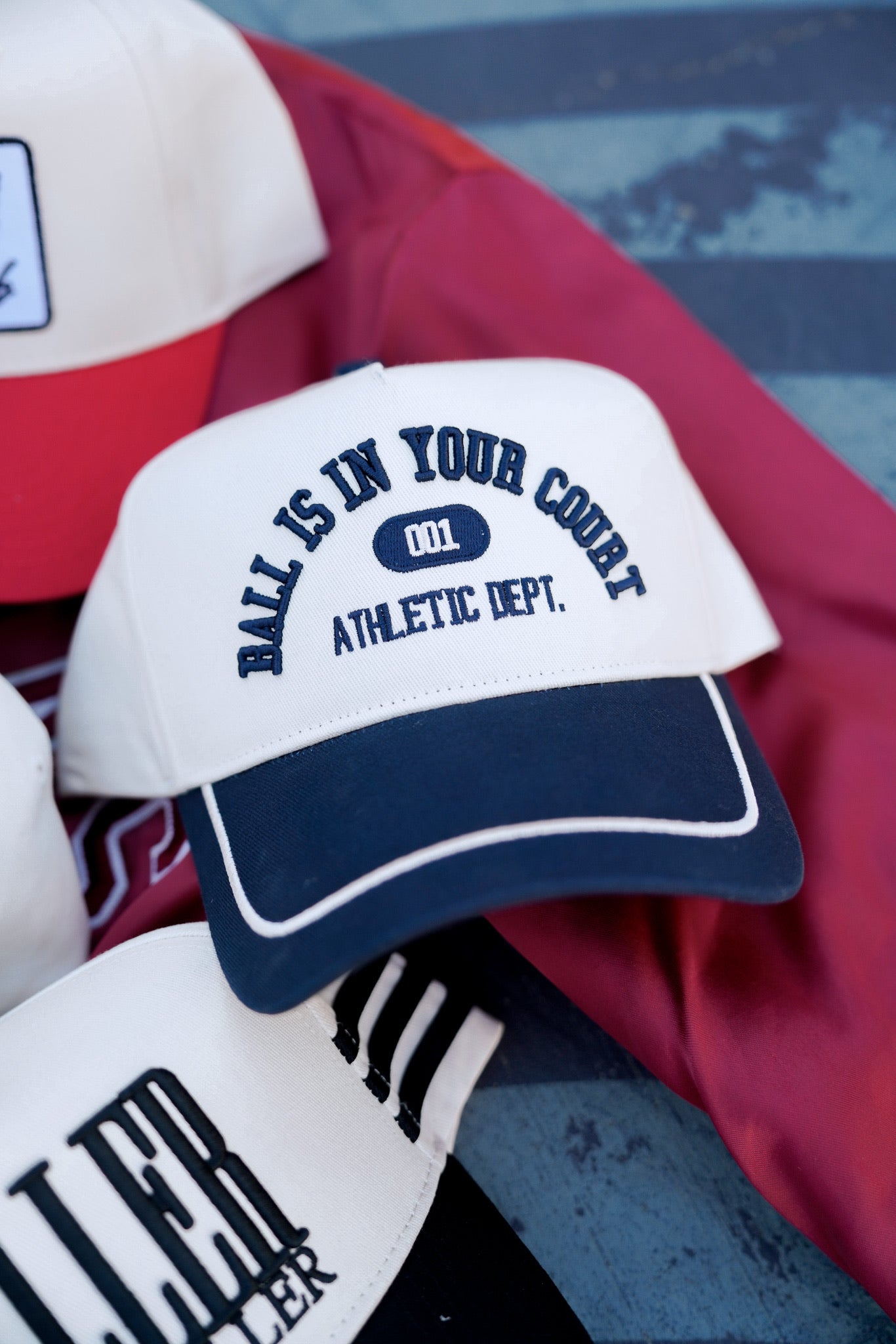 Ball is in your Court - Navy Vintage Trucker Hat - Bexa Boutique